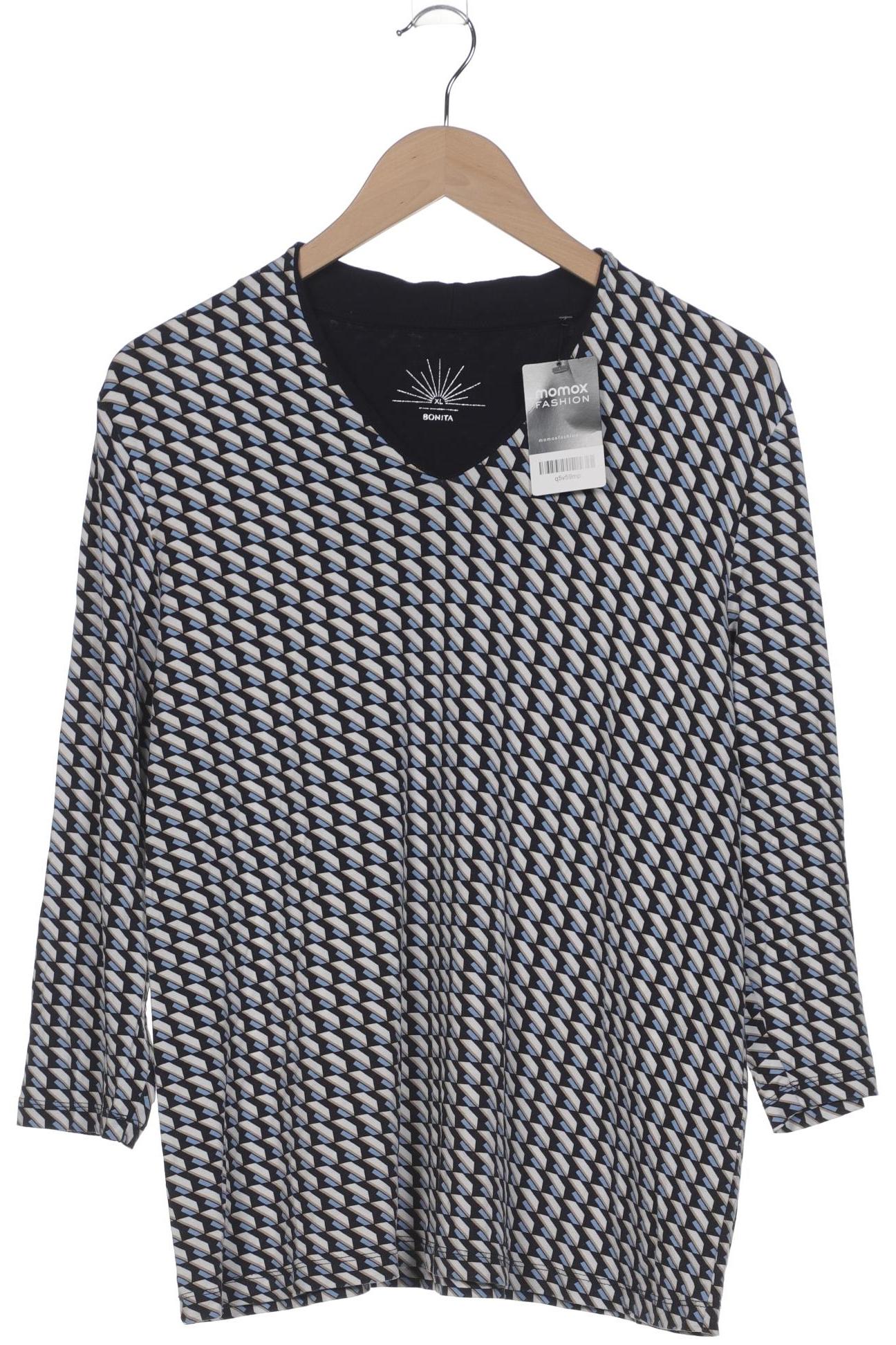 

Bonita Damen Langarmshirt, blau, Gr. 44