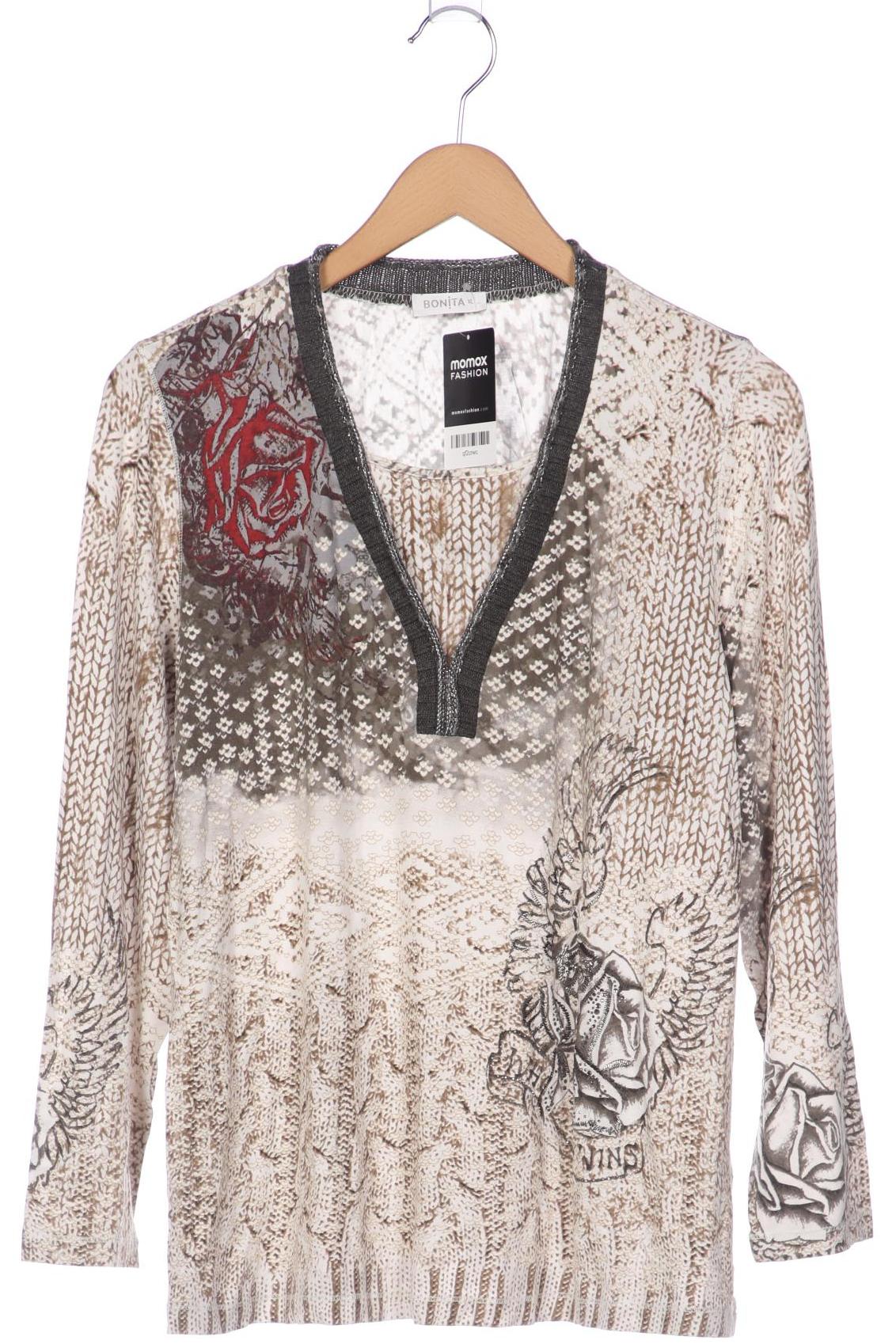 

Bonita Damen Langarmshirt, beige, Gr. 44