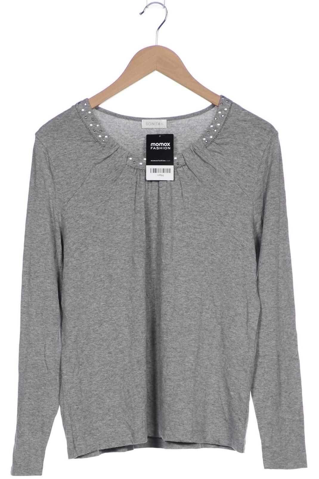 

Bonita Damen Langarmshirt, grau, Gr. 44
