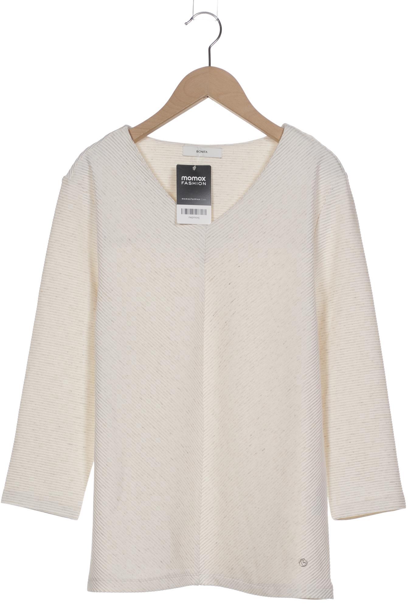 

Bonita Damen Langarmshirt, cremeweiß, Gr. 38