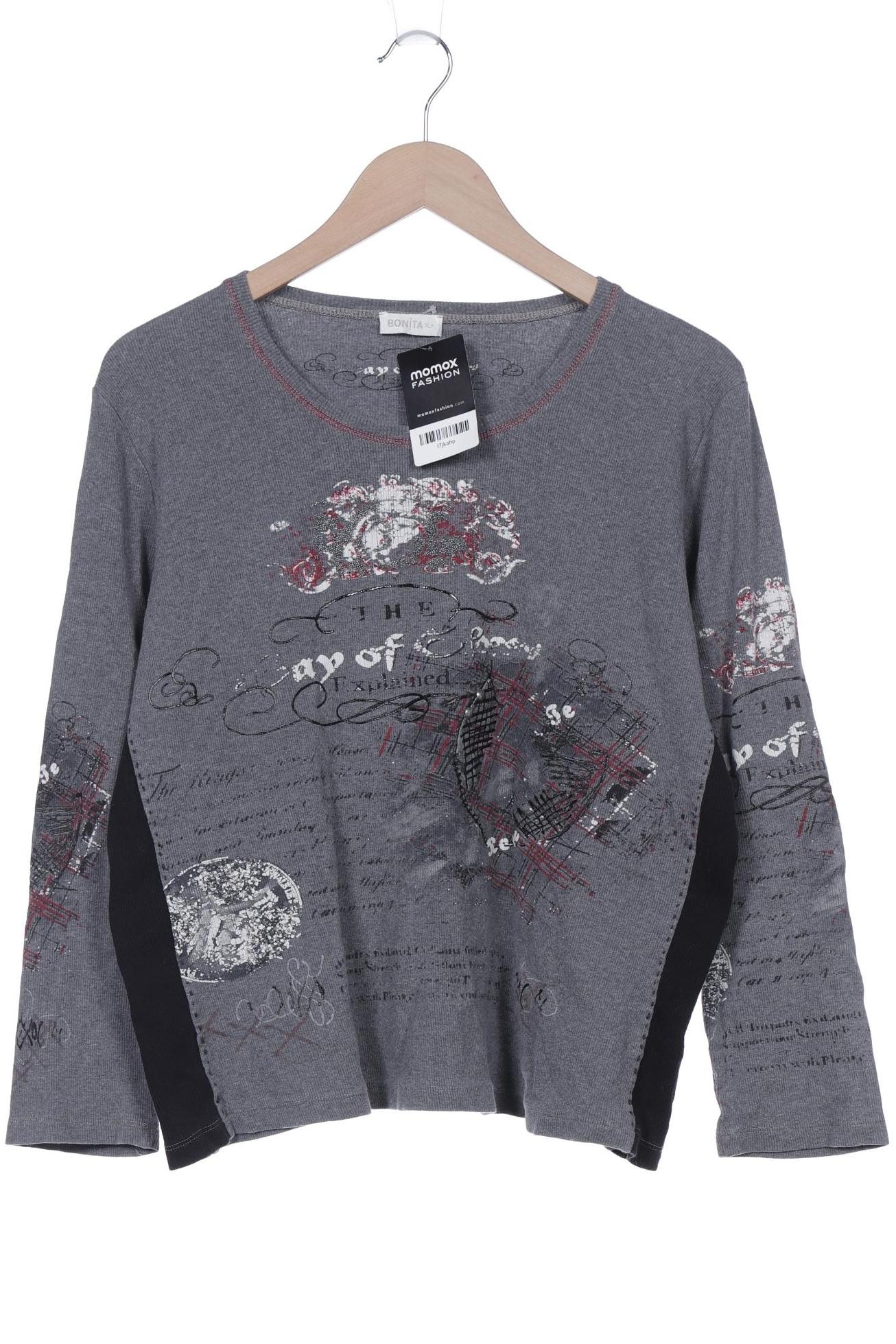 

Bonita Damen Langarmshirt, grau, Gr. 44