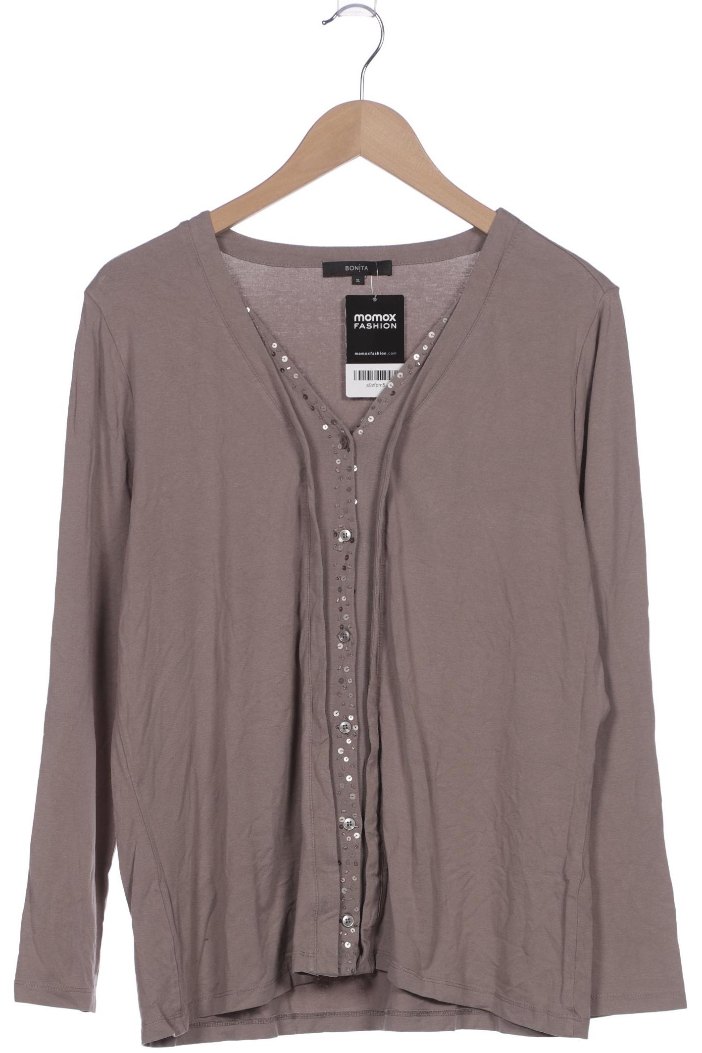 

Bonita Damen Langarmshirt, grau, Gr. 44