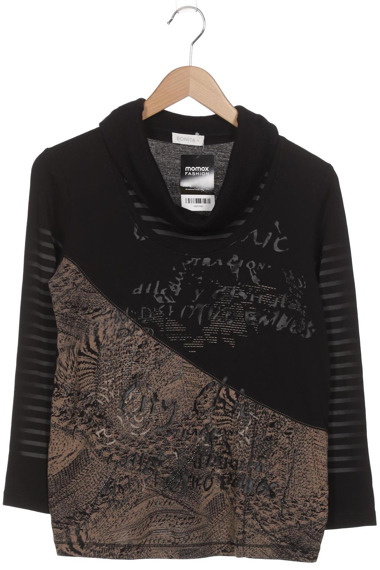 

Bonita Damen Langarmshirt, schwarz, Gr. 38