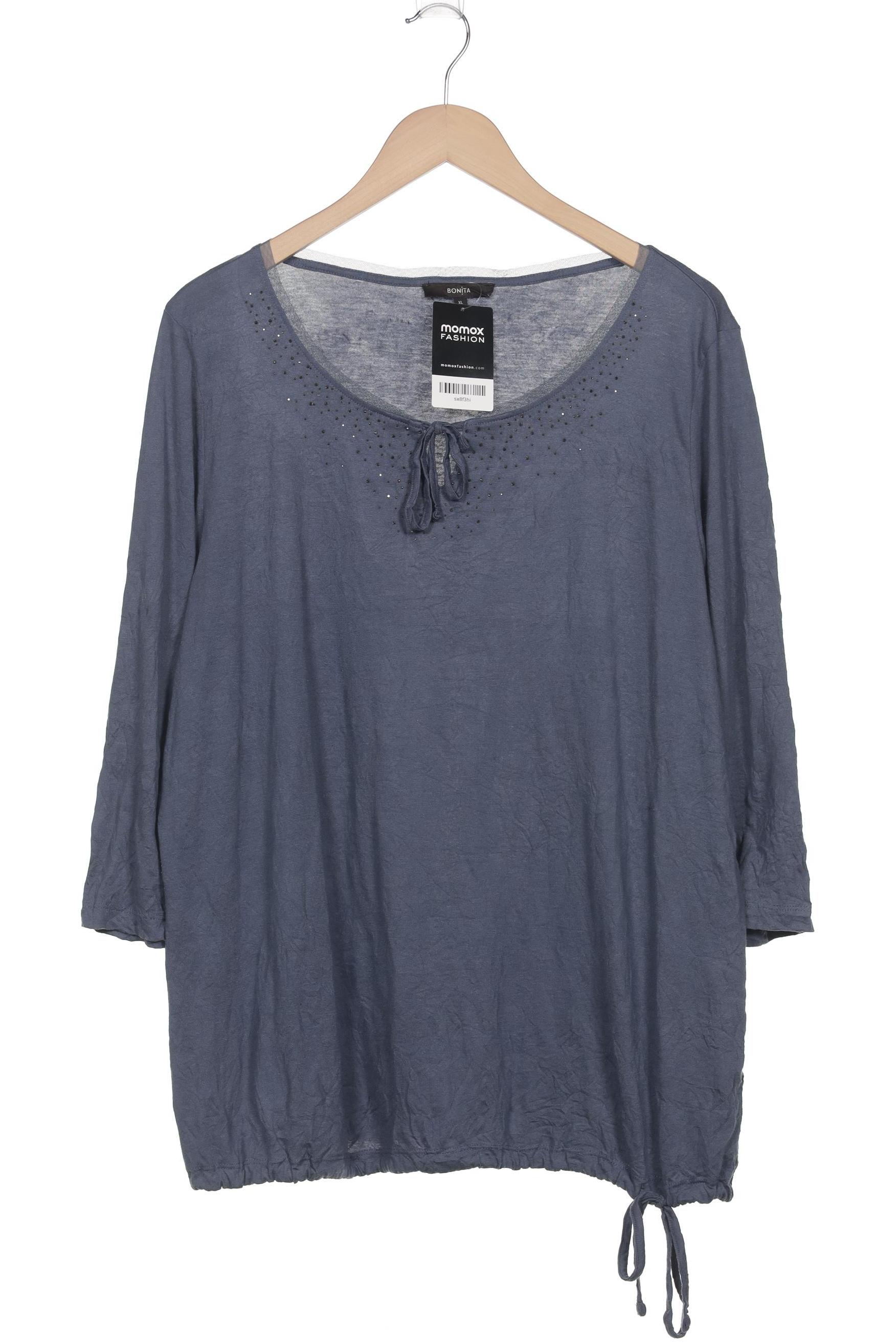 

Bonita Damen Langarmshirt, blau, Gr. 44