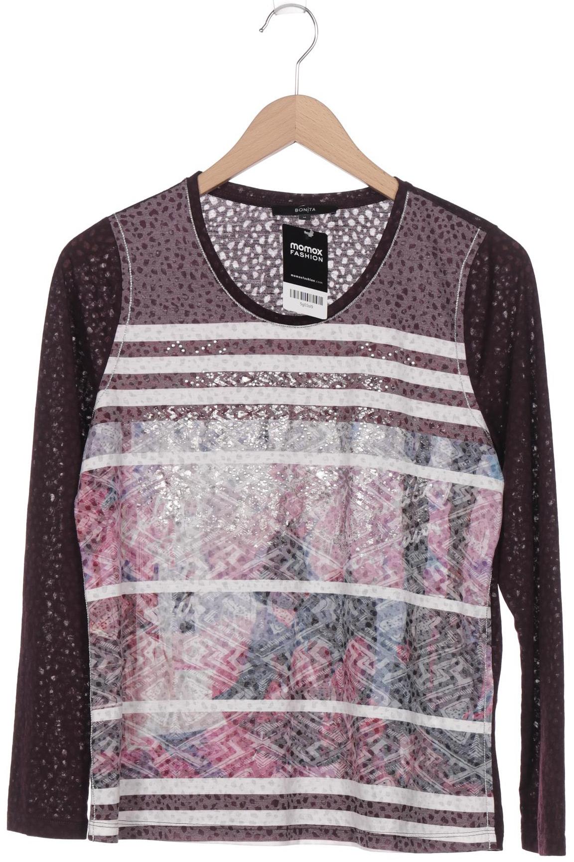 

Bonita Damen Langarmshirt, bordeaux, Gr. 38