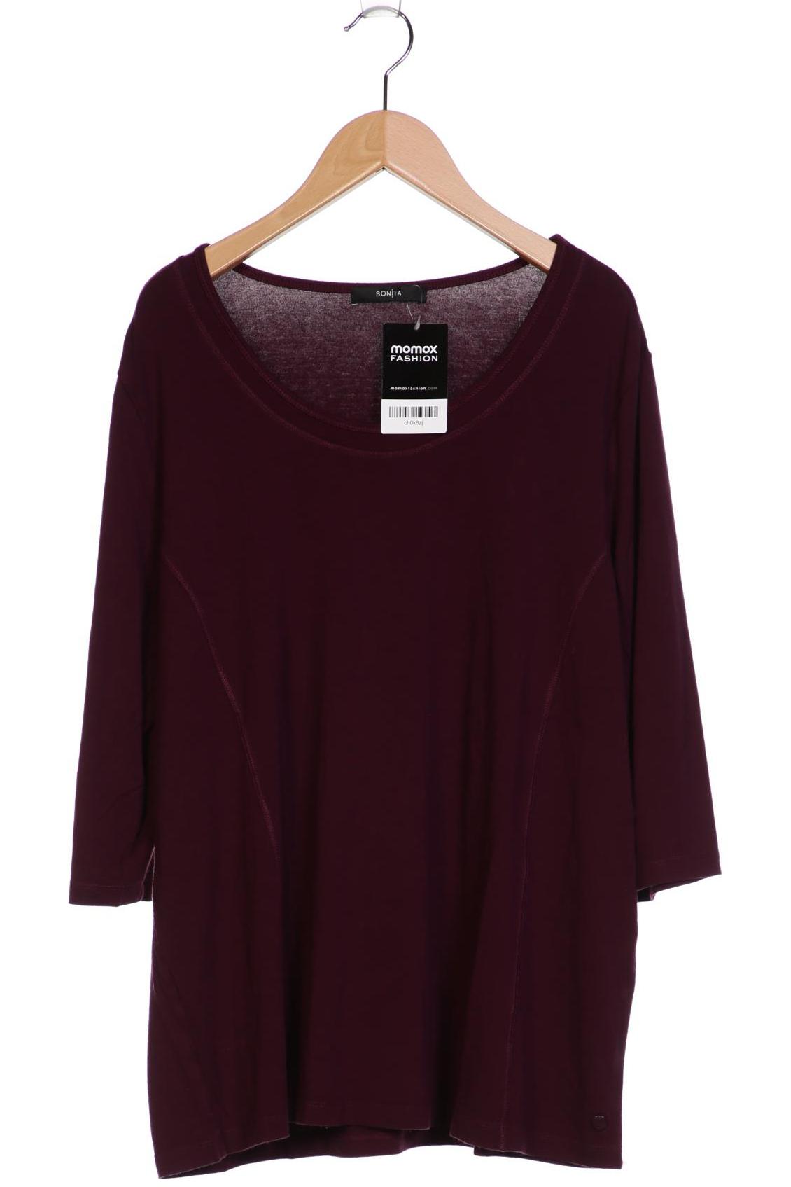 

Bonita Damen Langarmshirt, bordeaux, Gr. 46