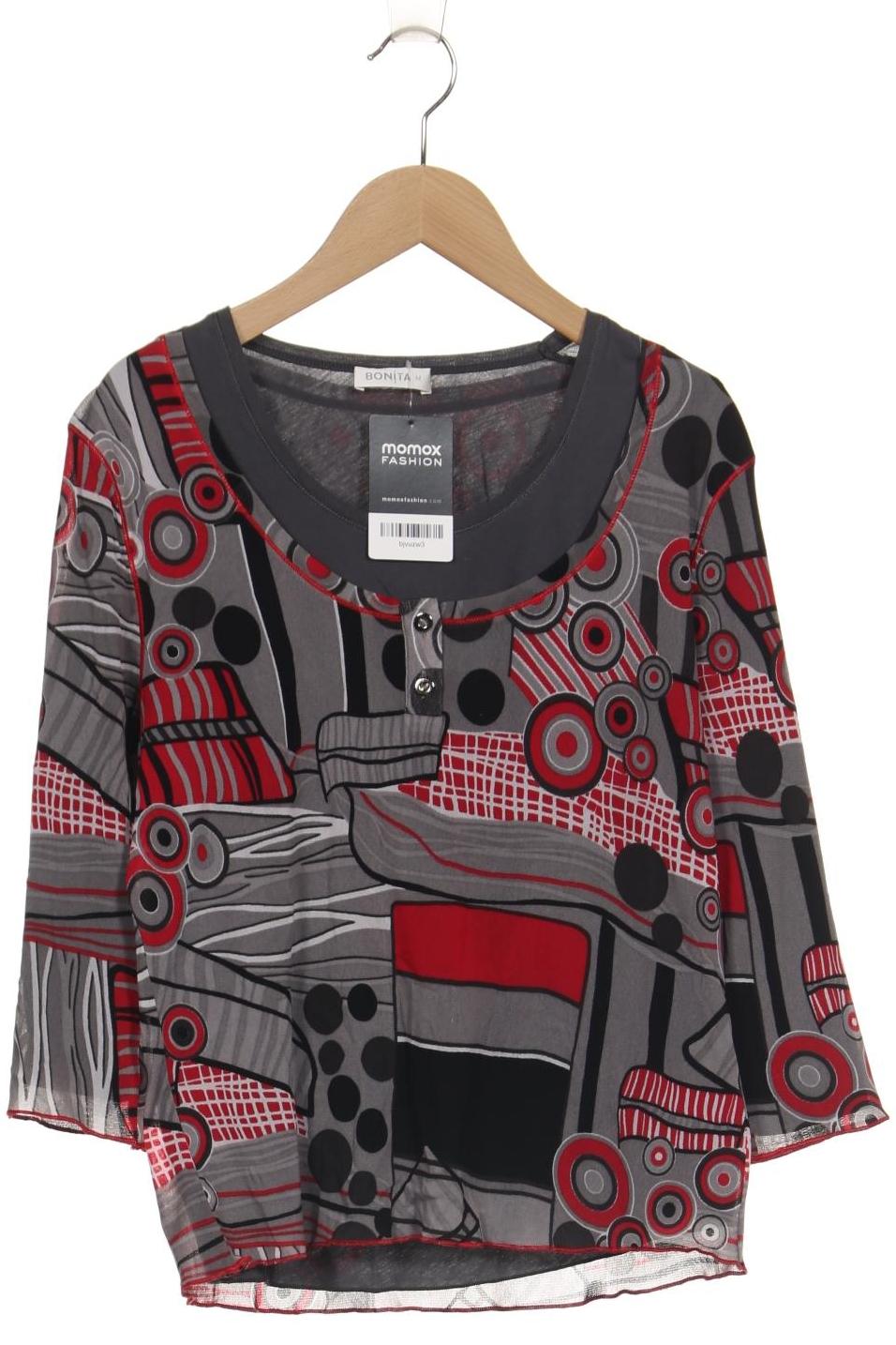 

Bonita Damen Langarmshirt, grau, Gr. 38