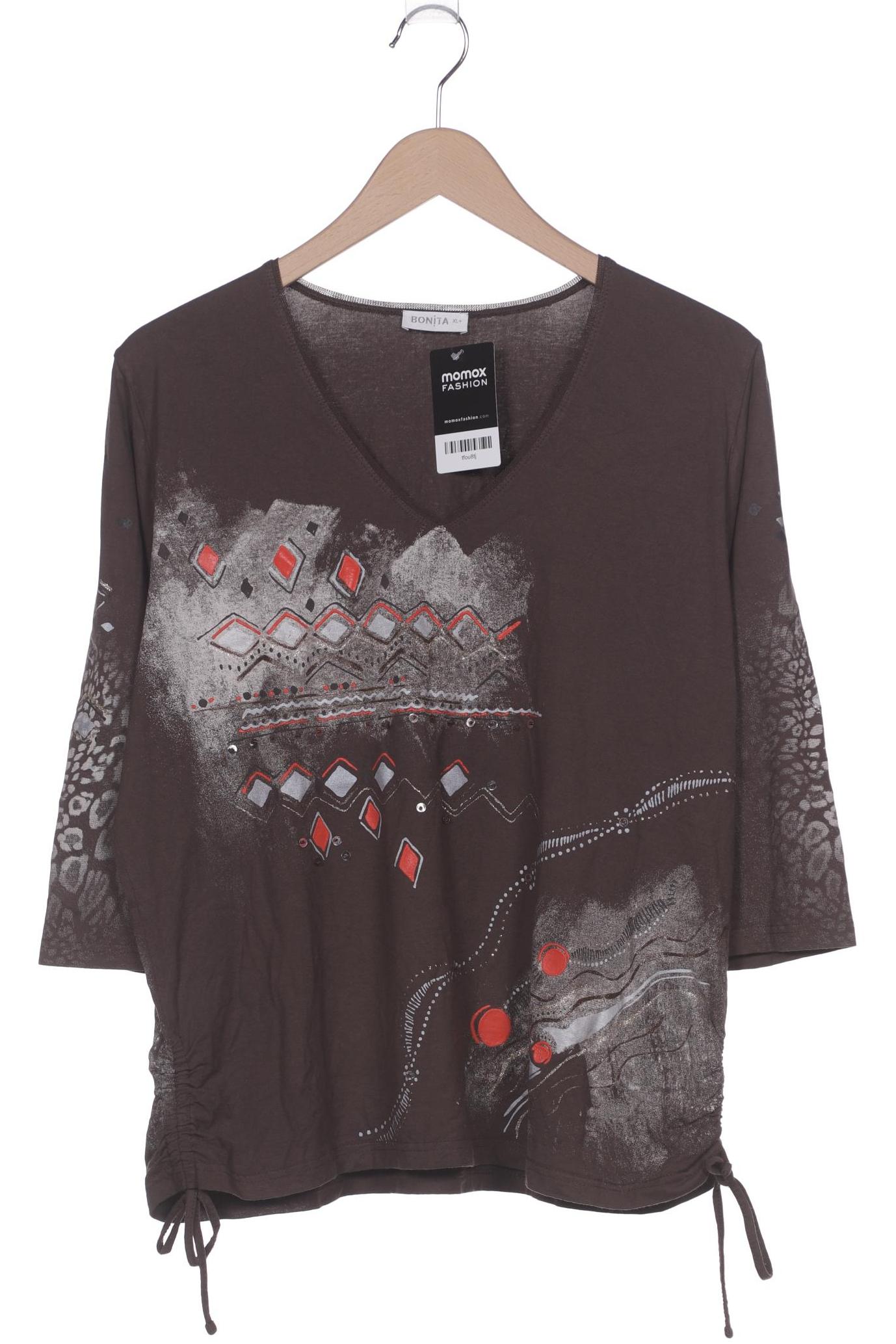 

Bonita Damen Langarmshirt, braun, Gr. 44
