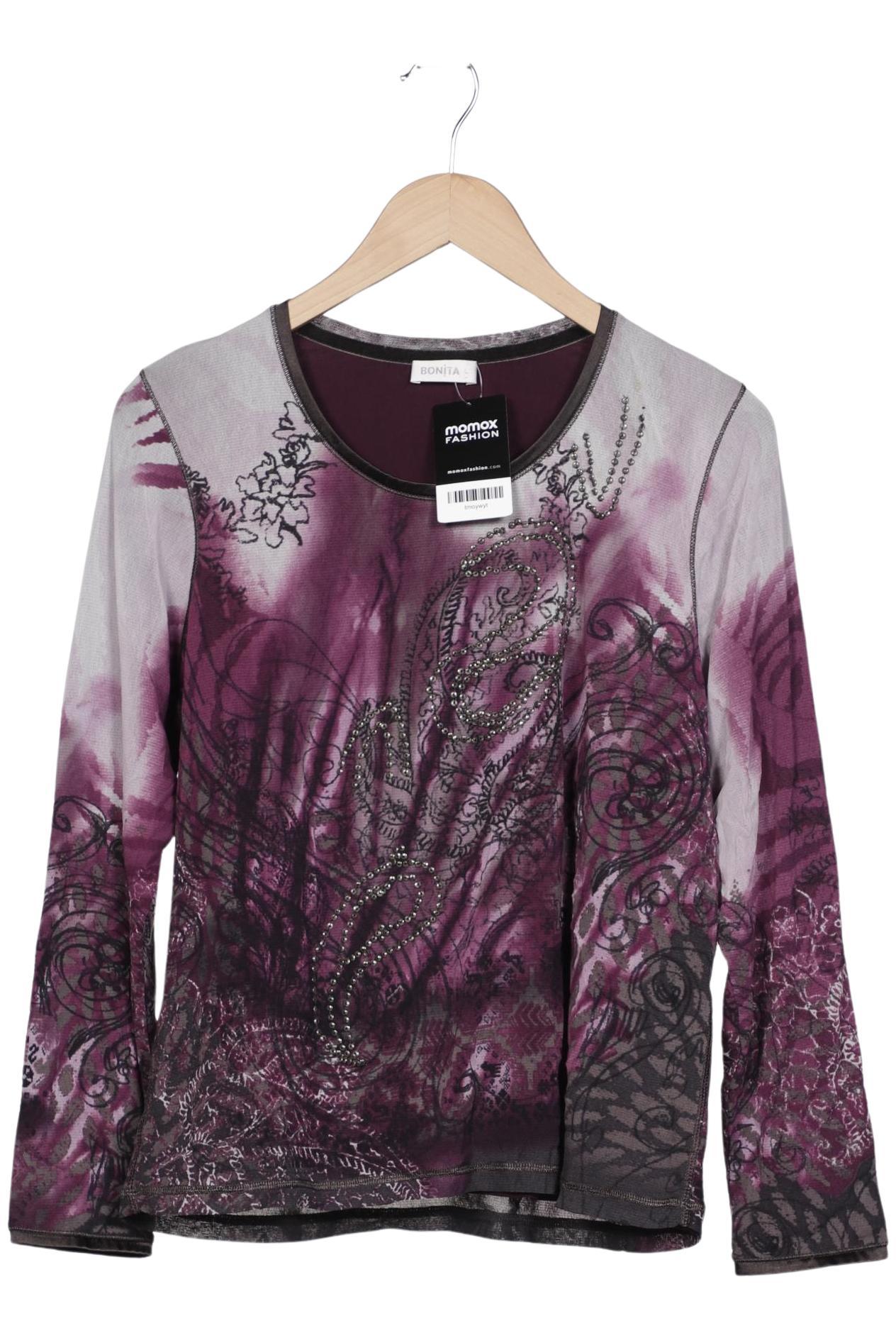 

Bonita Damen Langarmshirt, flieder, Gr. 42