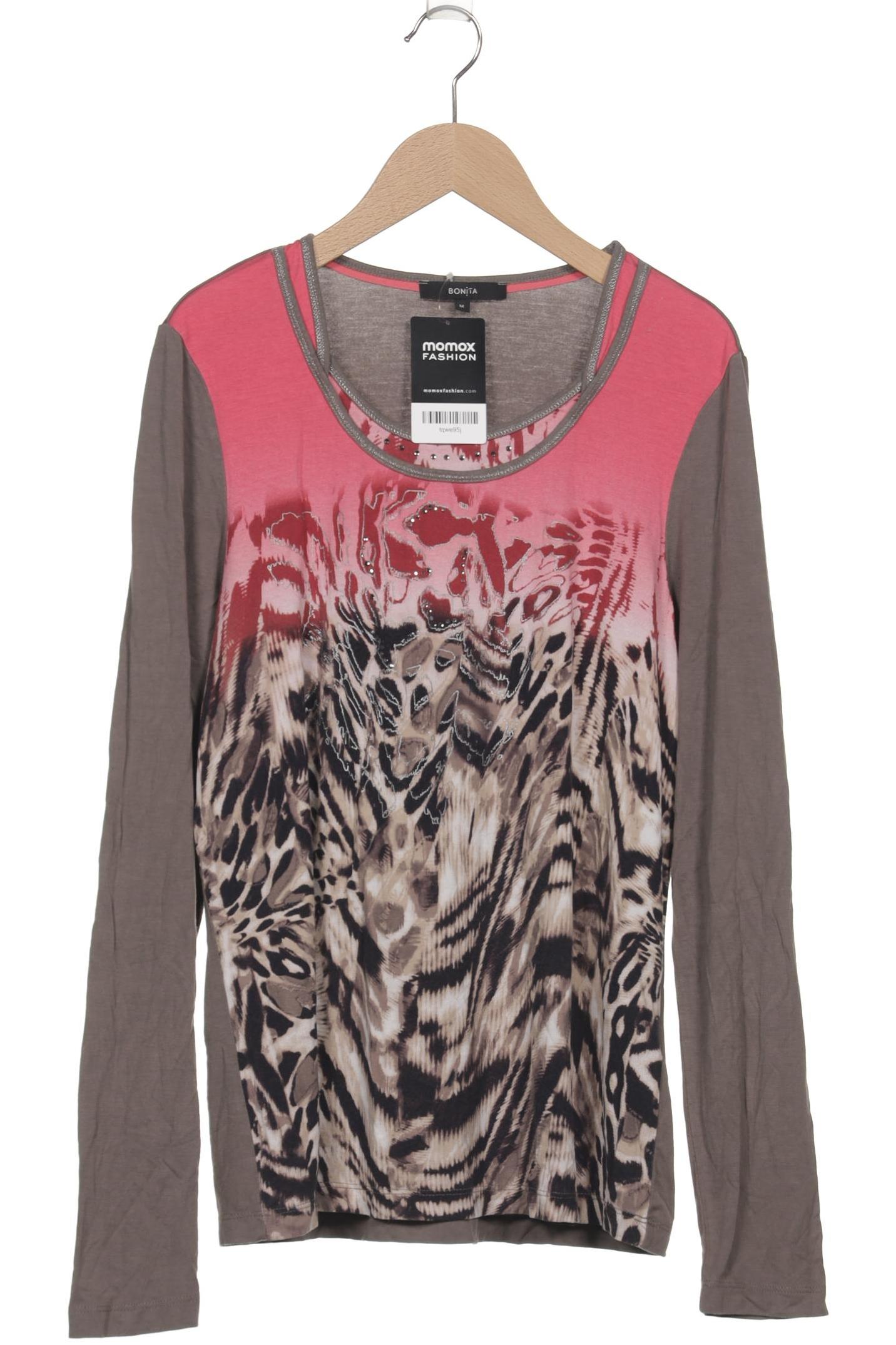 

Bonita Damen Langarmshirt, braun, Gr. 38