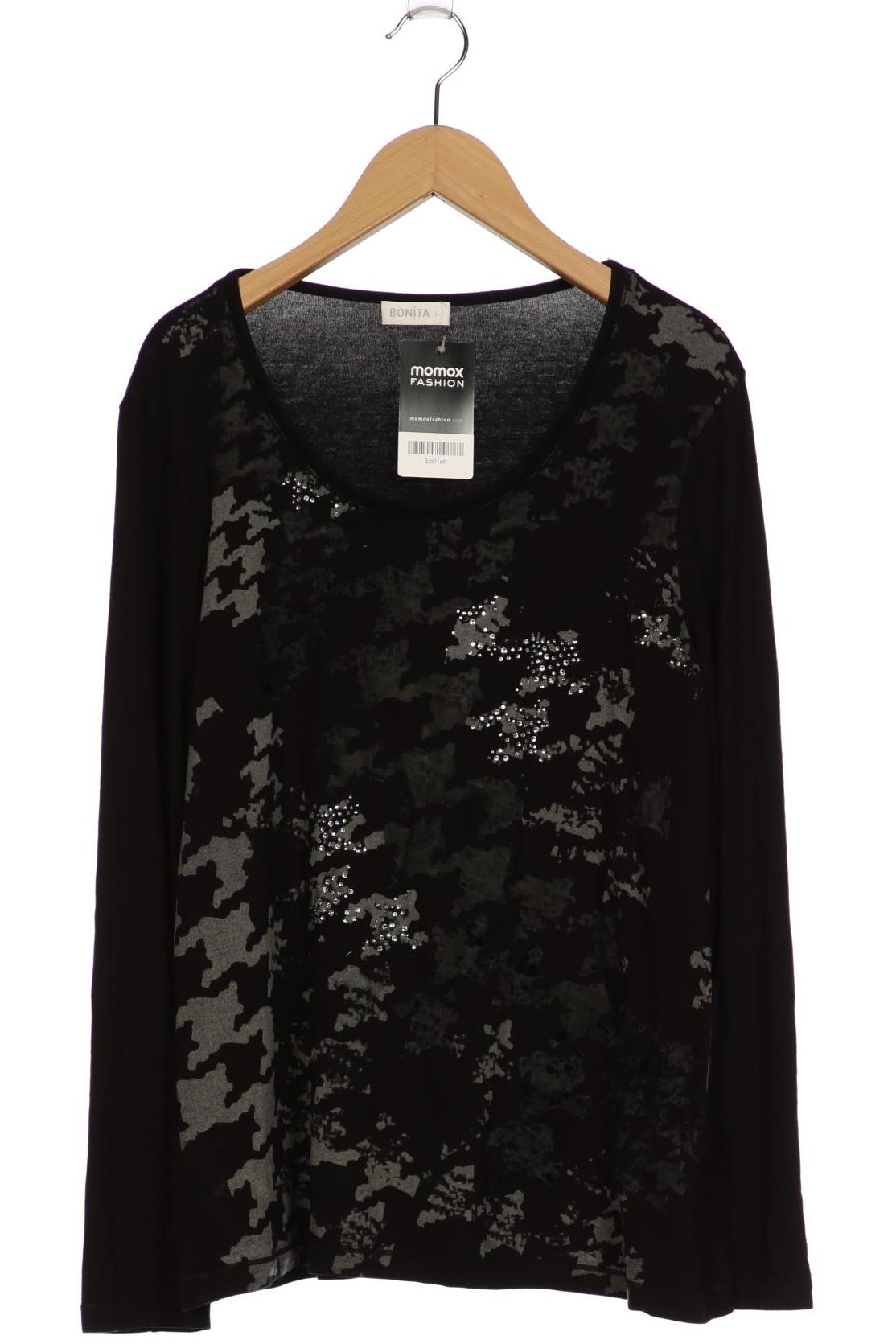 

Bonita Damen Langarmshirt, schwarz, Gr. 42