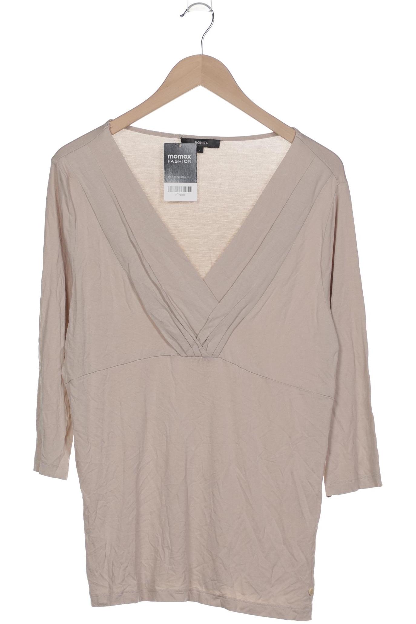 

Bonita Damen Langarmshirt, beige, Gr. 42