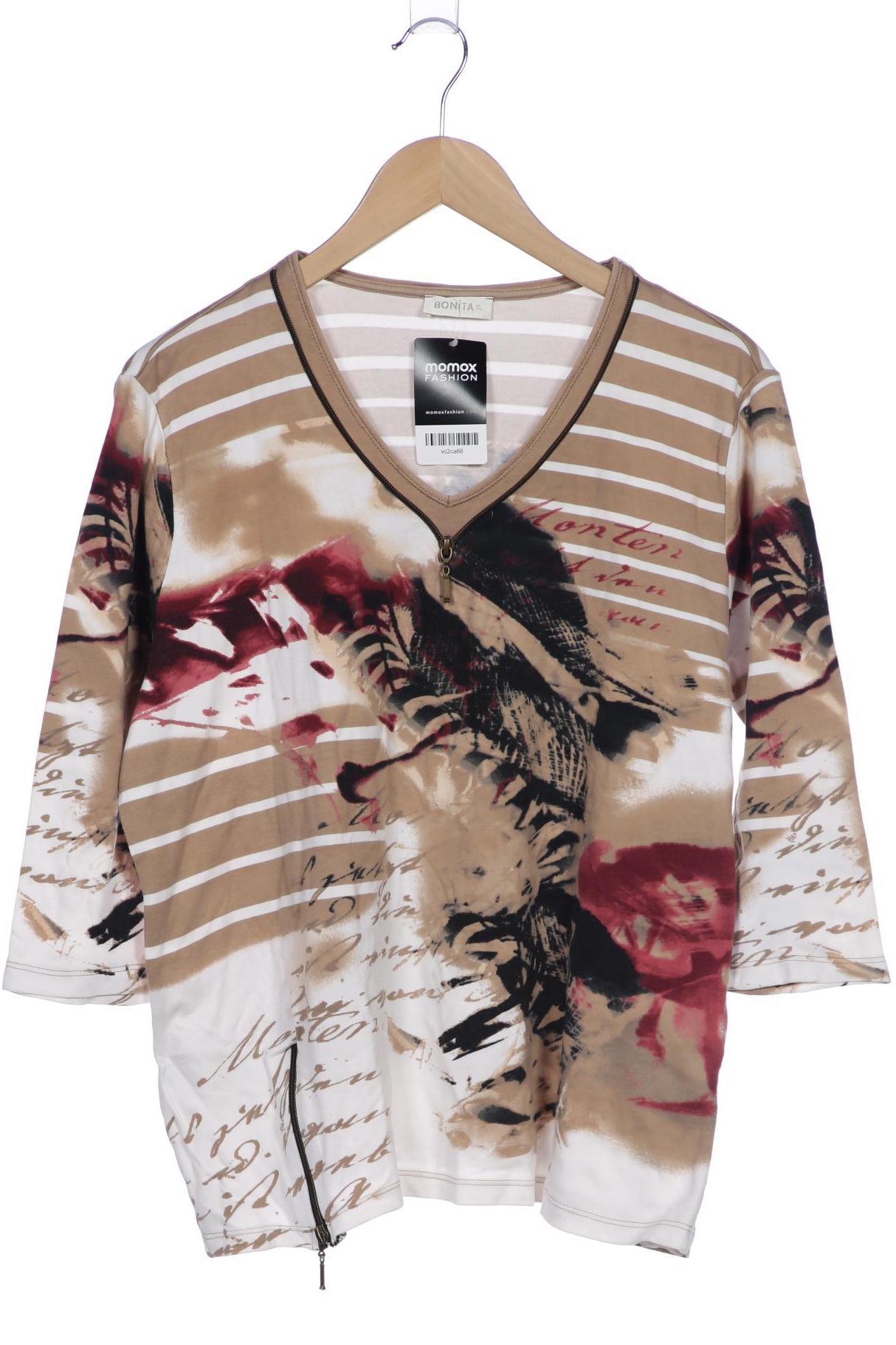 

Bonita Damen Langarmshirt, beige, Gr. 44