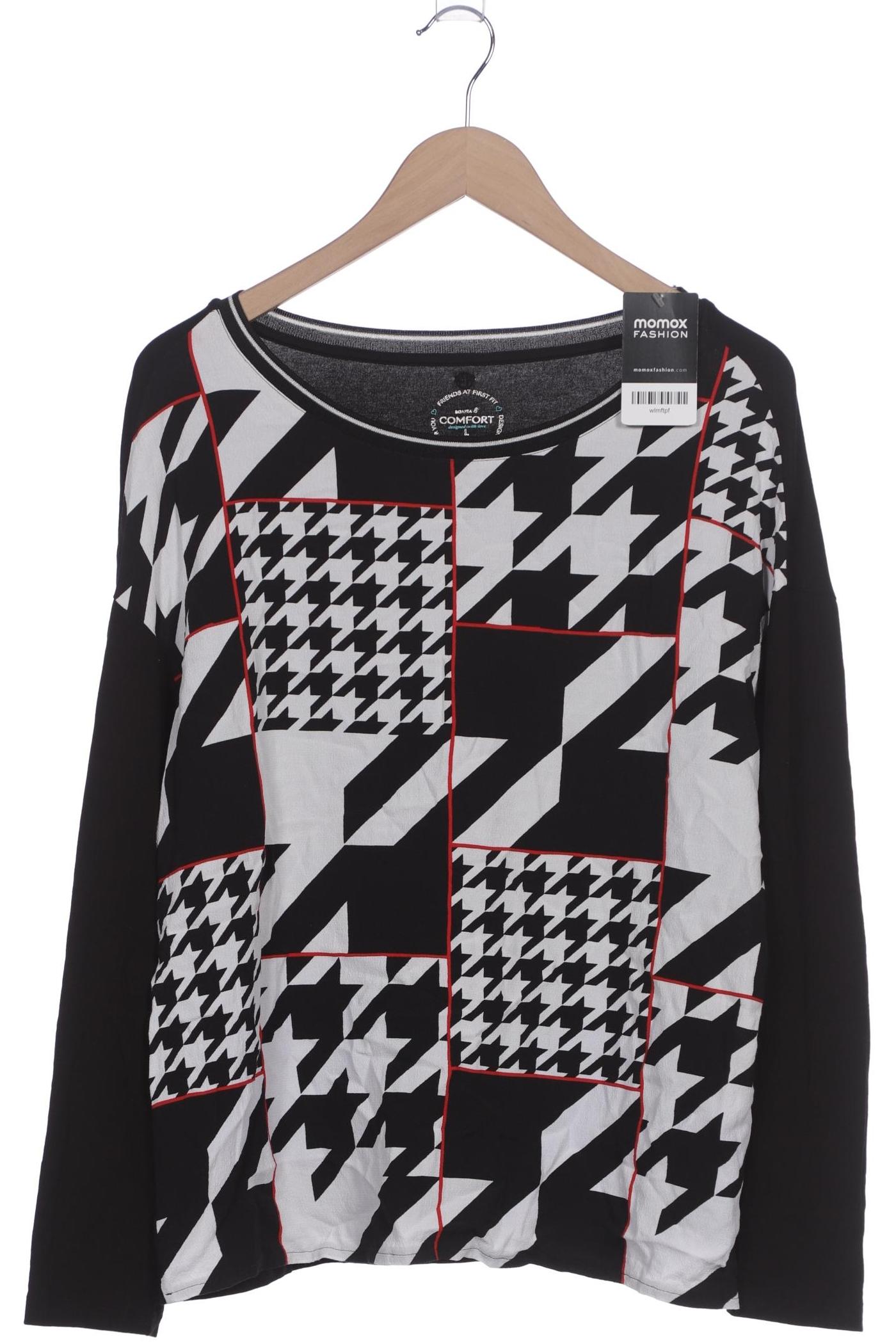 

Bonita Damen Langarmshirt, schwarz, Gr. 42