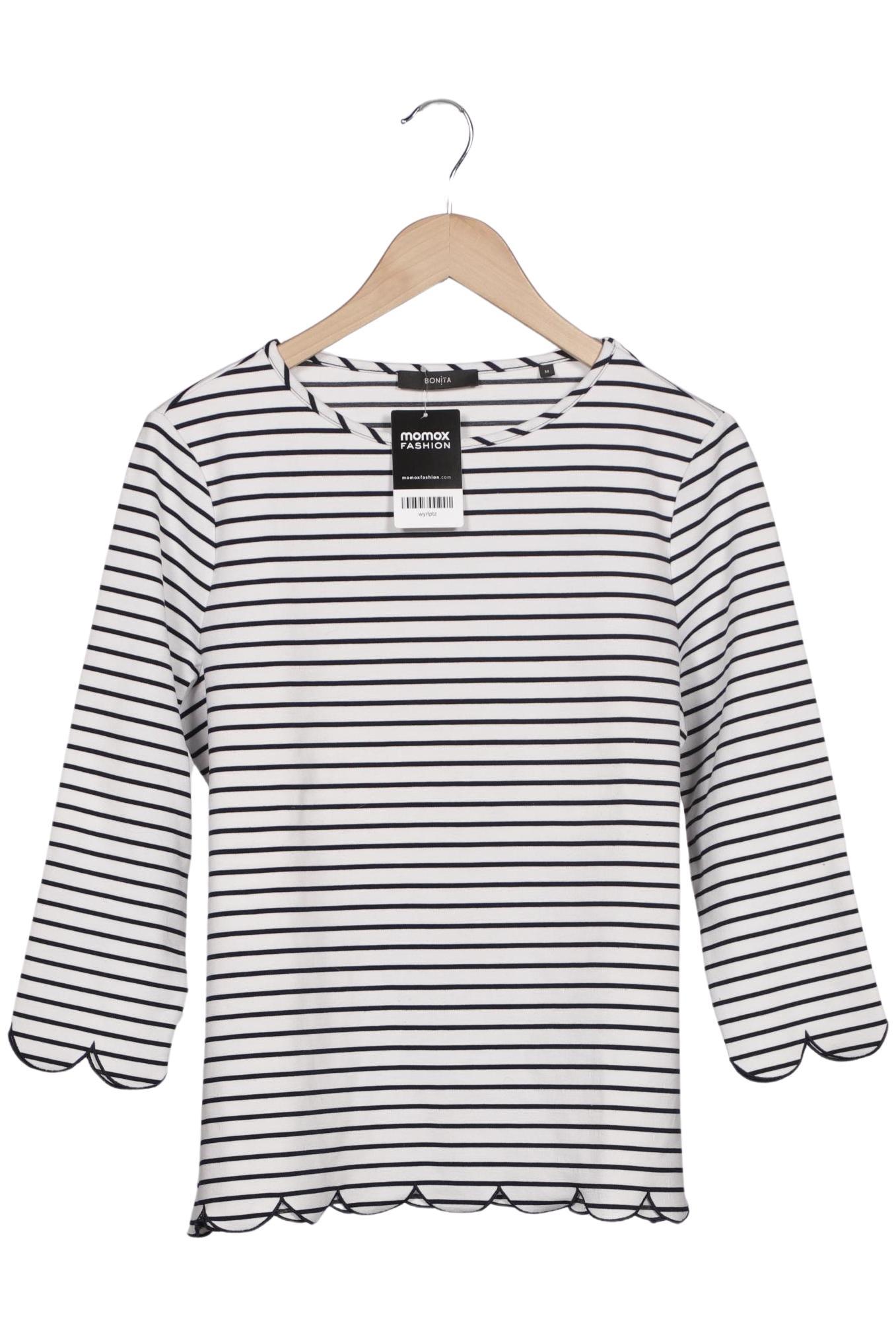 

Bonita Damen Langarmshirt, weiß, Gr. 38