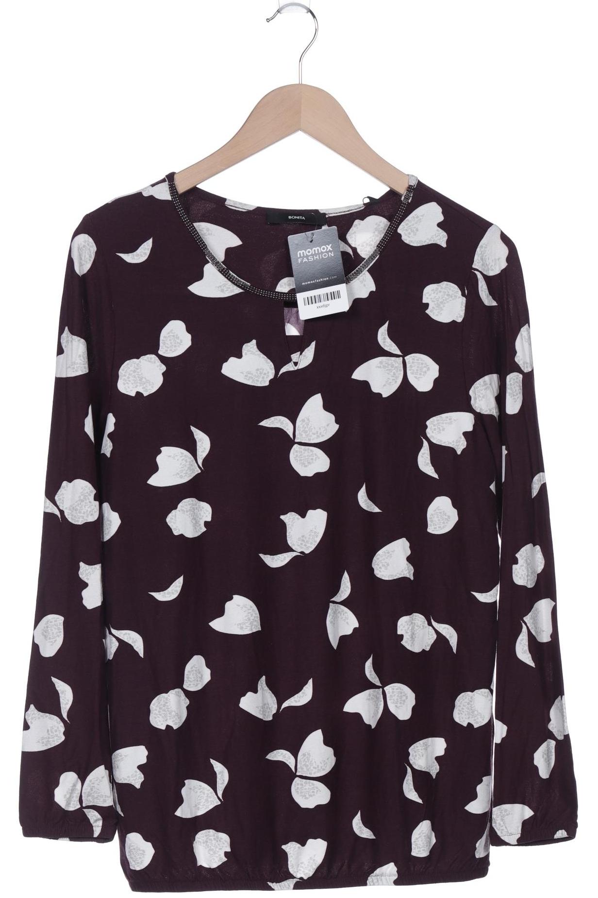 

Bonita Damen Langarmshirt, bordeaux, Gr. 38