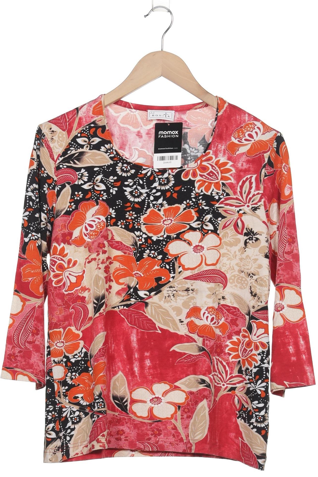 

Bonita Damen Langarmshirt, rot, Gr. 42