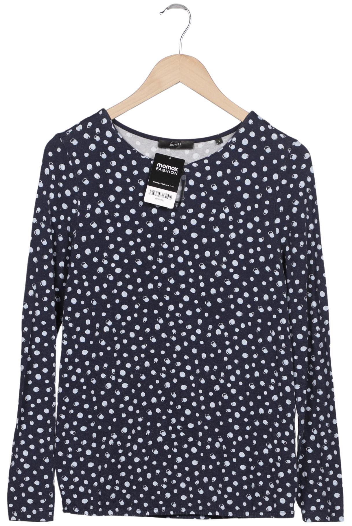 Thumbnail - Bonita Damen Langarmshirt, blau, Gr. 36