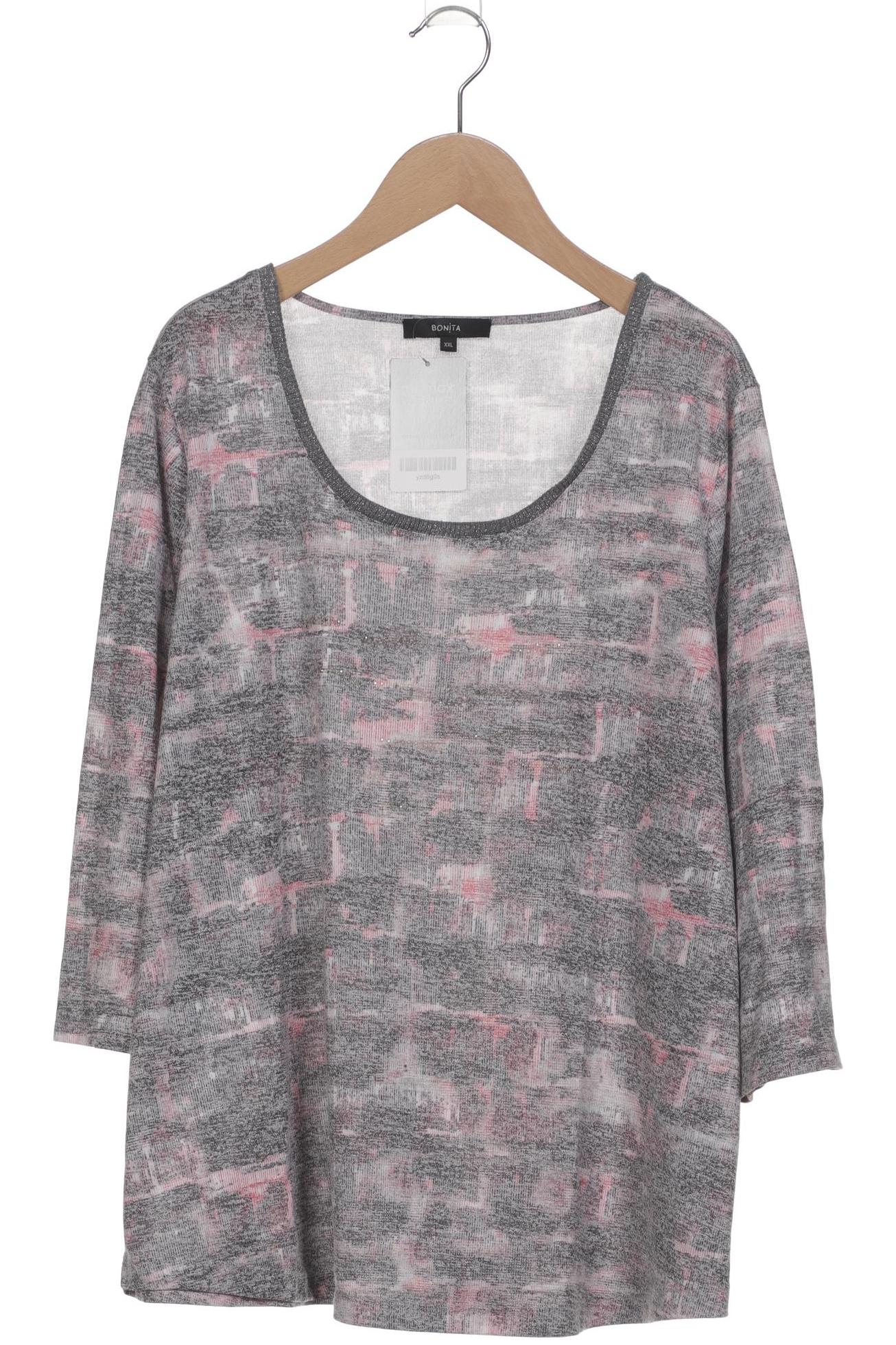 

Bonita Damen Langarmshirt, grau, Gr. 46