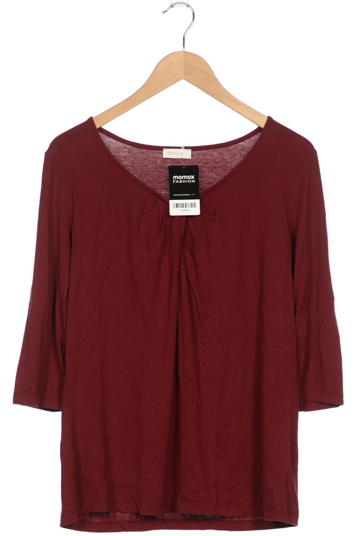 

Bonita Damen Langarmshirt, bordeaux, Gr. 42