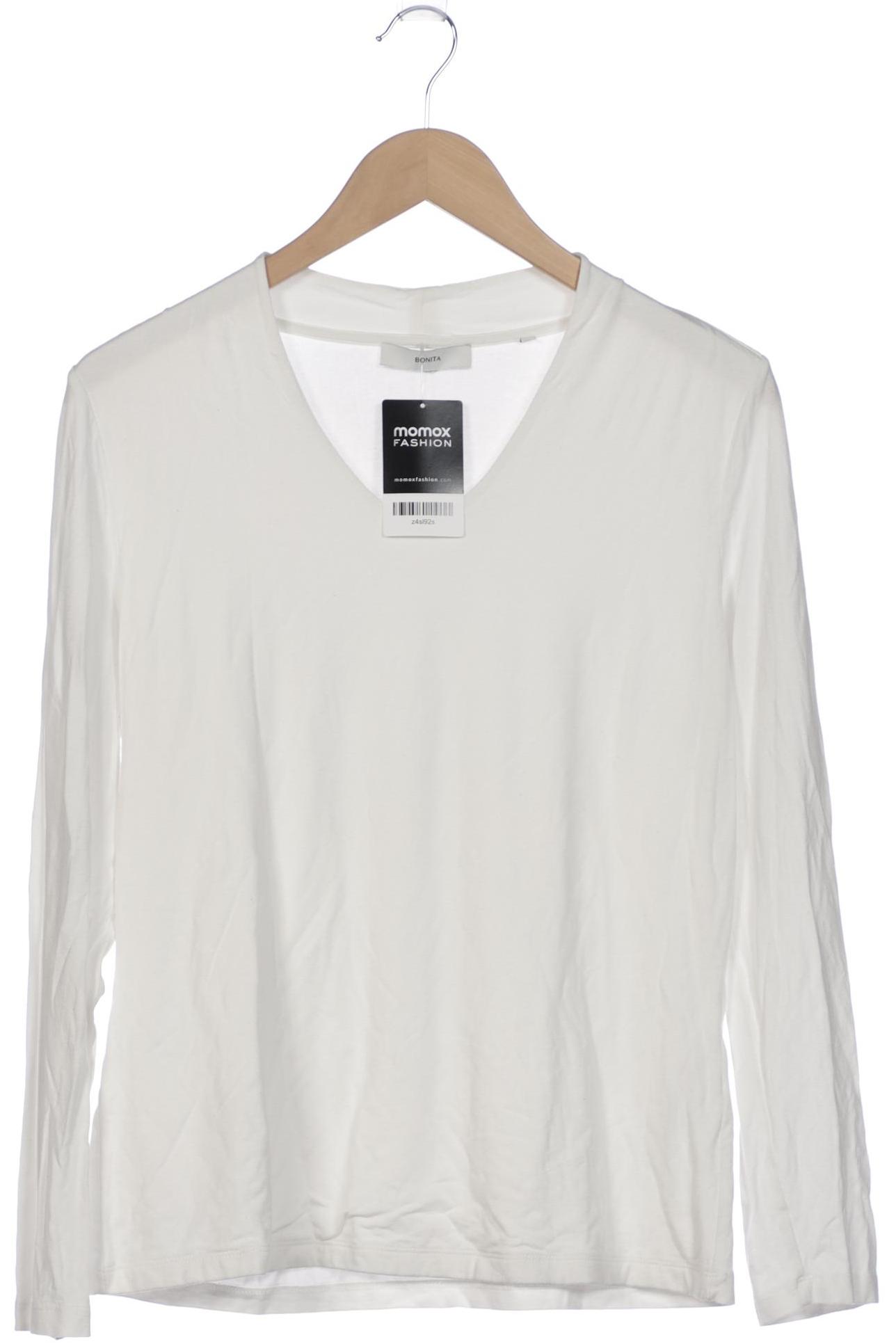 

Bonita Damen Langarmshirt, weiß