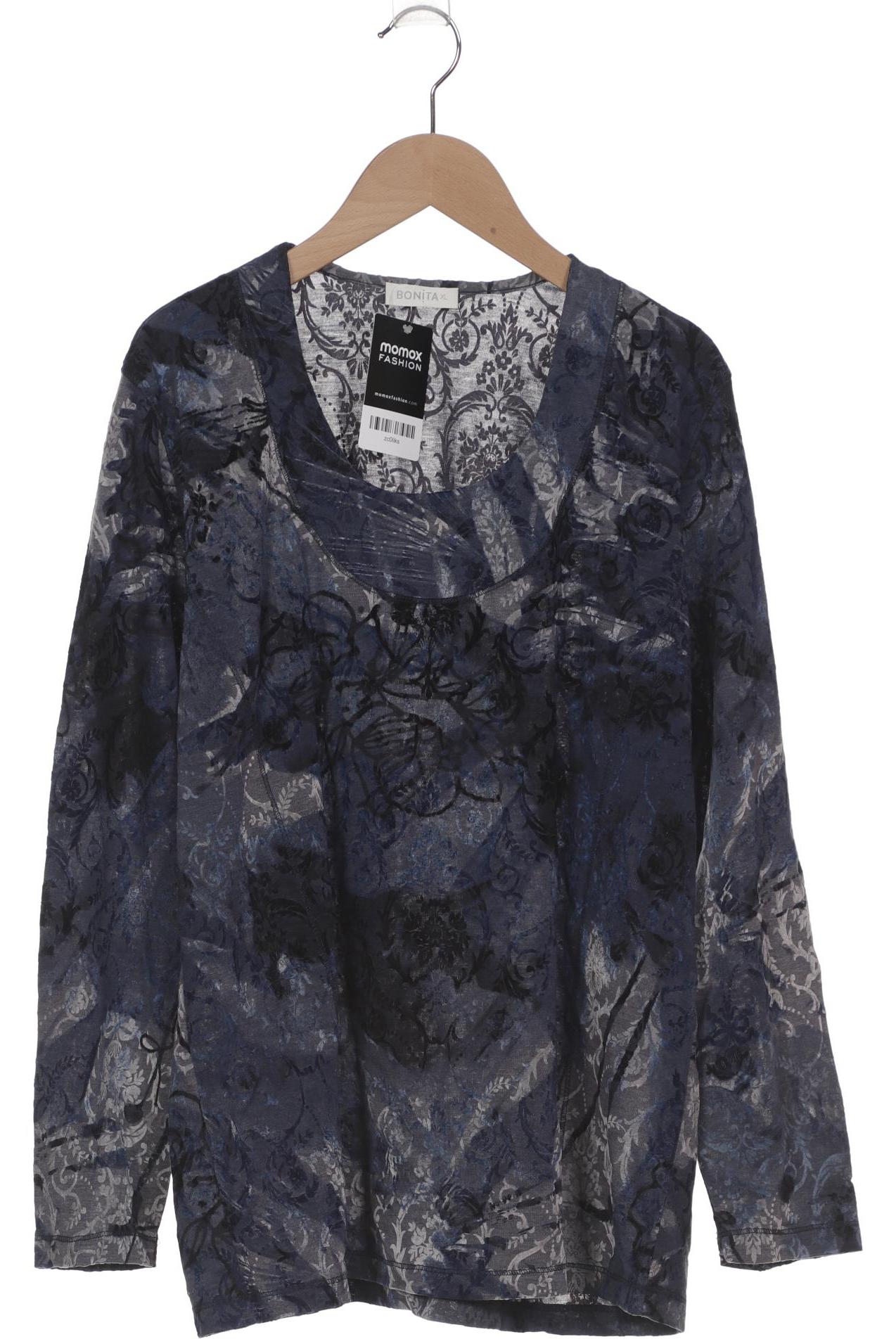 

Bonita Damen Langarmshirt, marineblau, Gr. 44