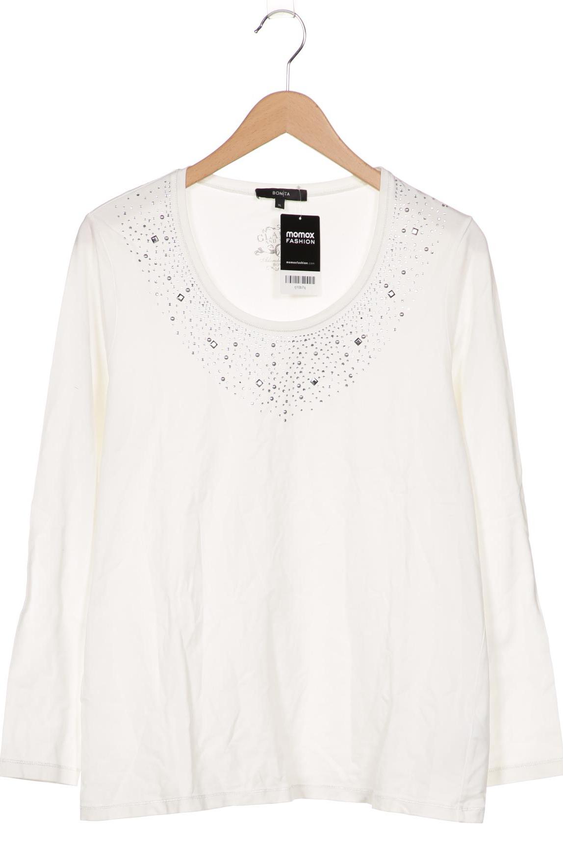 

Bonita Damen Langarmshirt, weiß