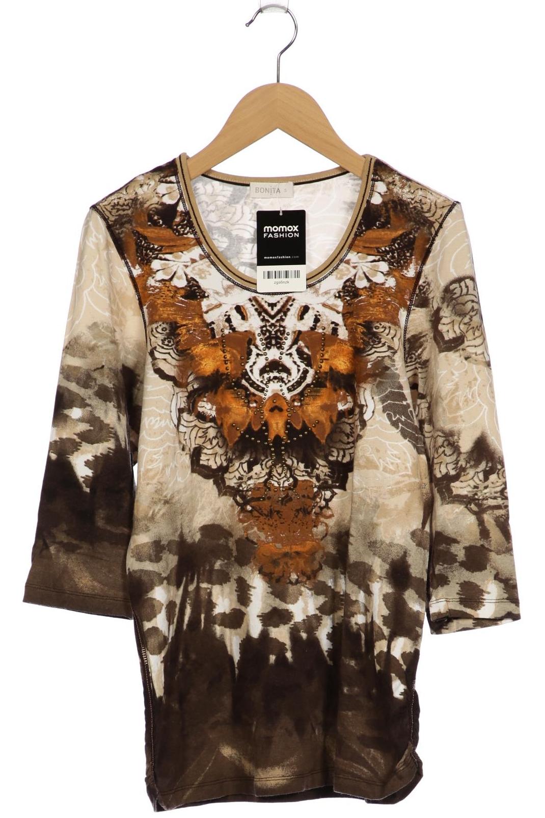 

Bonita Damen Langarmshirt, beige, Gr. 36