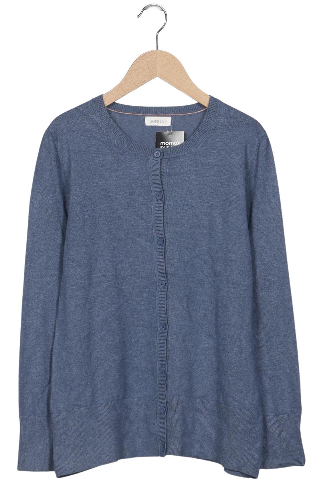 

Bonita Damen Strickjacke, blau, Gr. 38