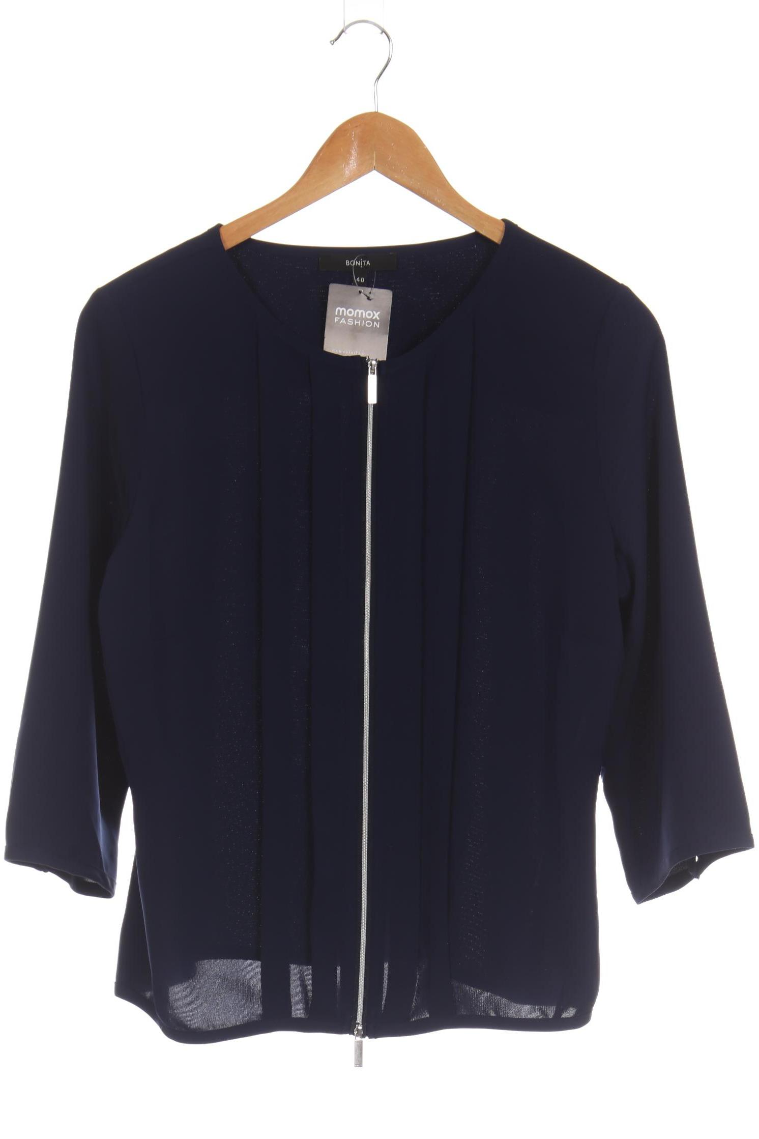 

Bonita Damen Strickjacke, blau, Gr. 40