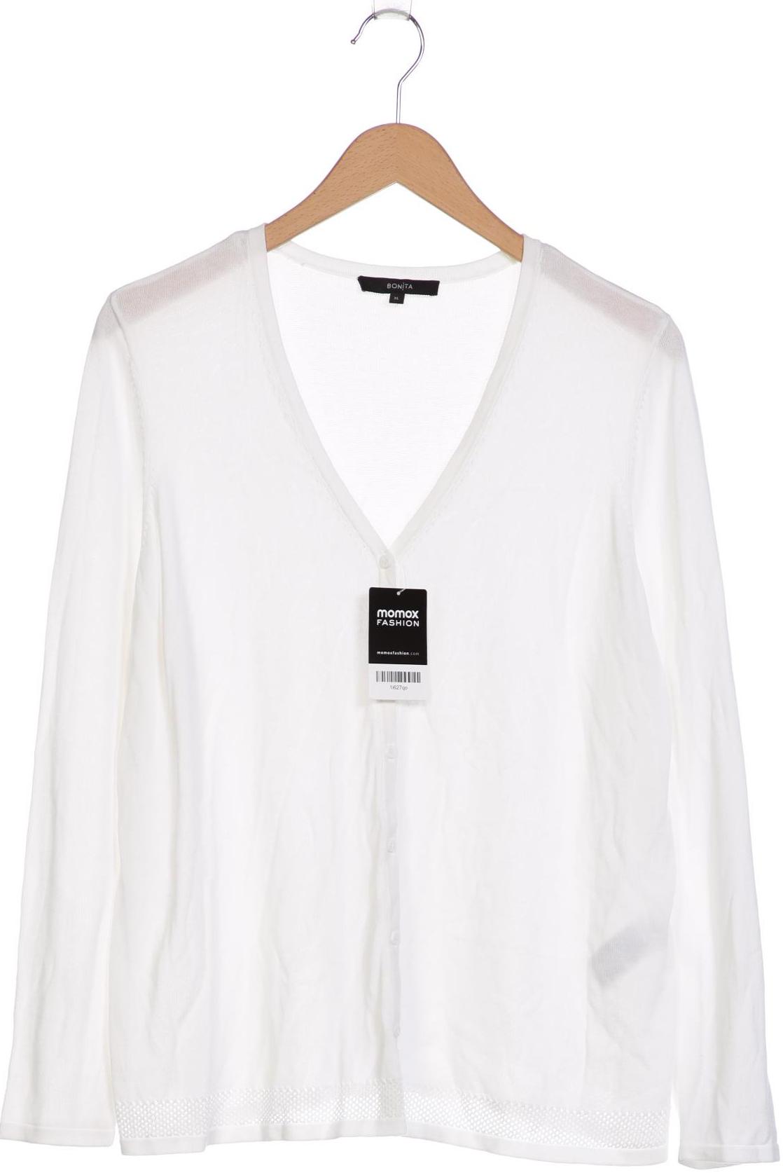 

Bonita Damen Strickjacke, weiß, Gr. 44
