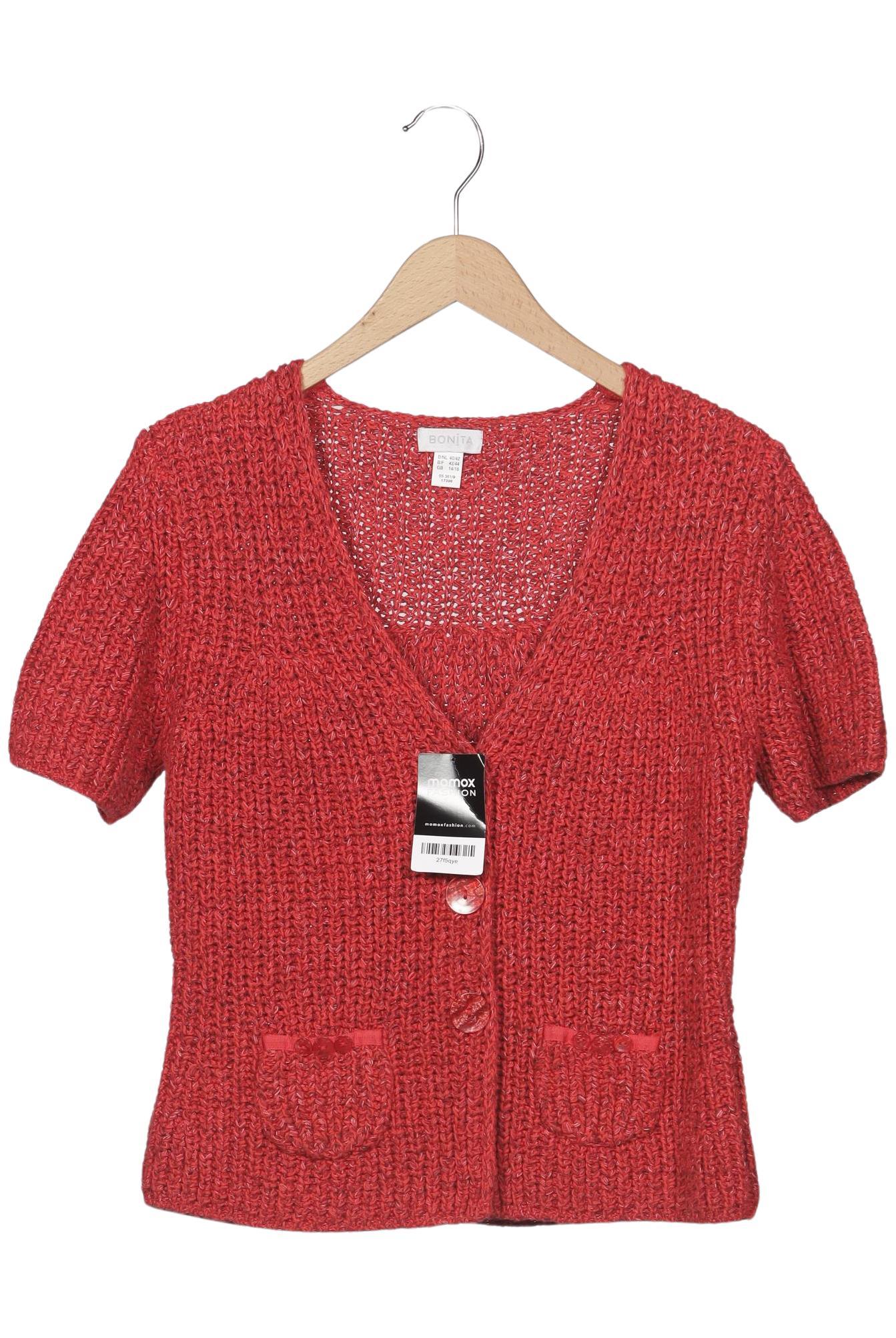 

Bonita Damen Strickjacke, rot, Gr. 40