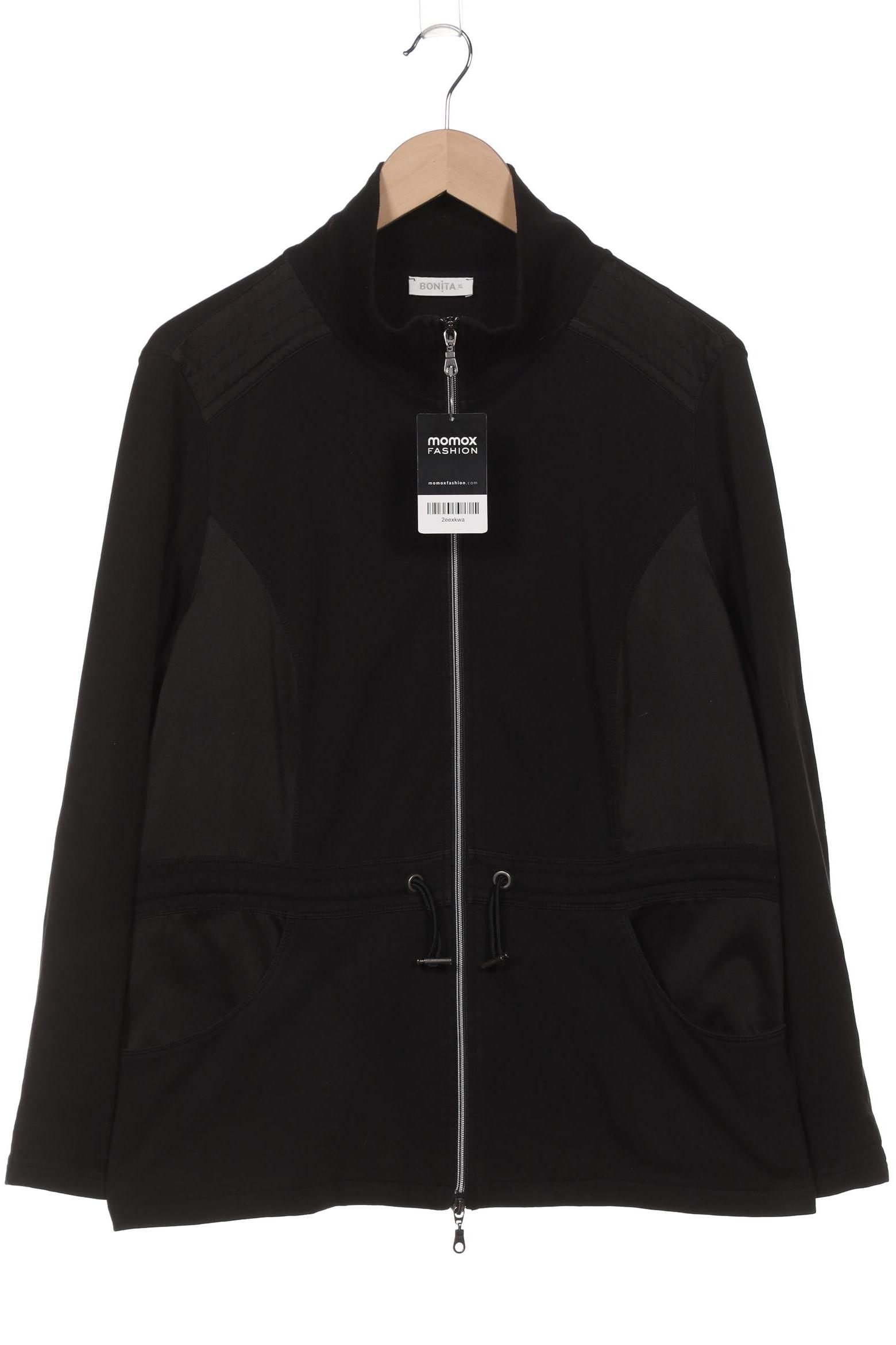

Bonita Damen Strickjacke, schwarz, Gr. 44