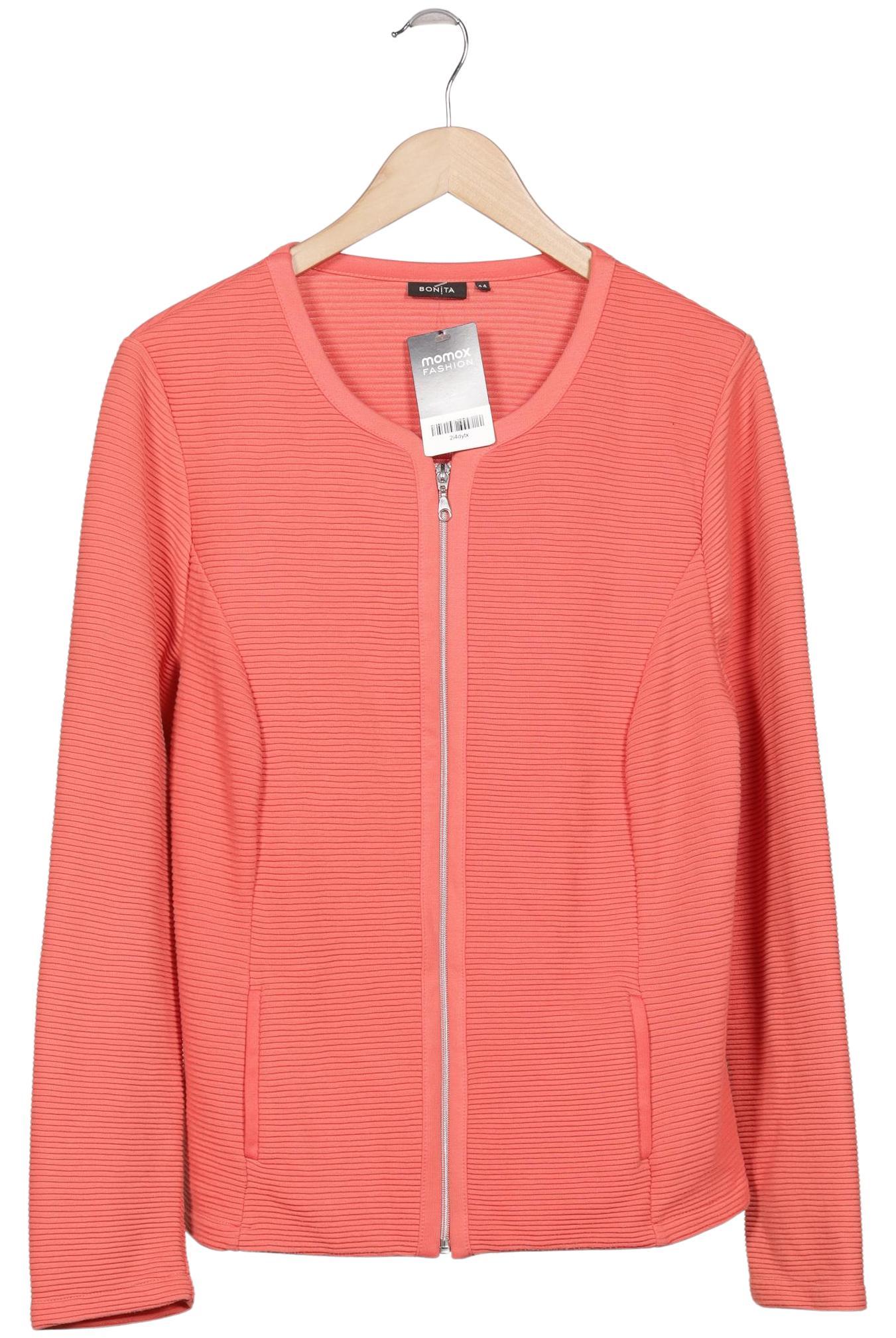 

Bonita Damen Strickjacke, pink, Gr. 44
