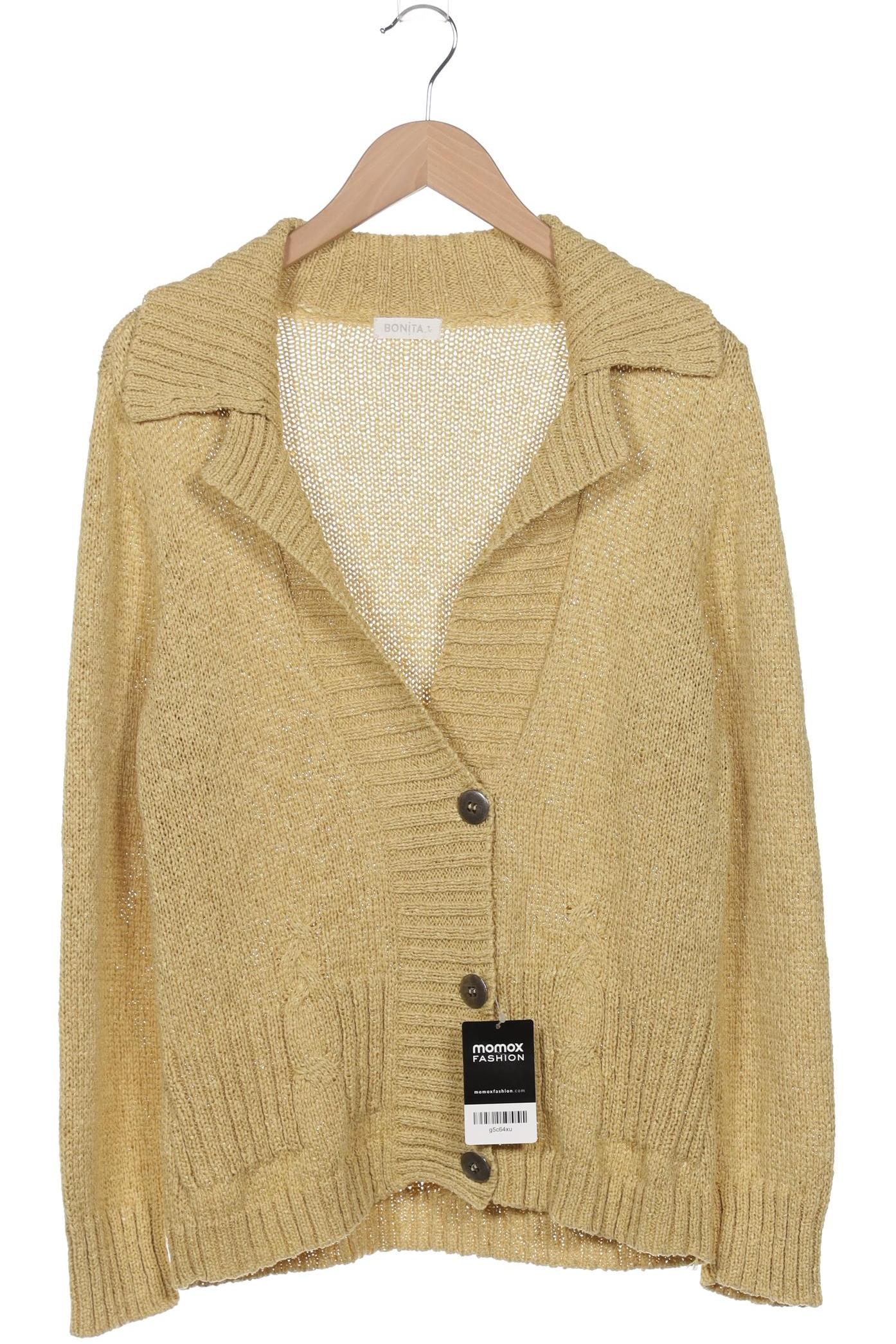 

Bonita Damen Strickjacke, gelb, Gr. 42