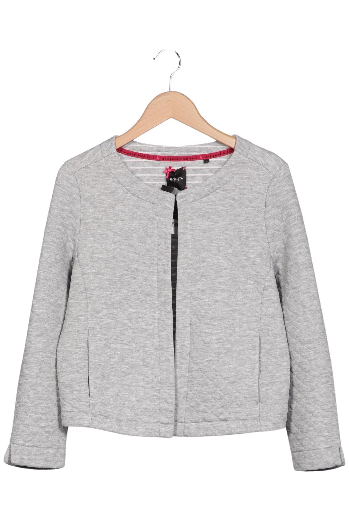 

Bonita Damen Strickjacke, grau, Gr. 42