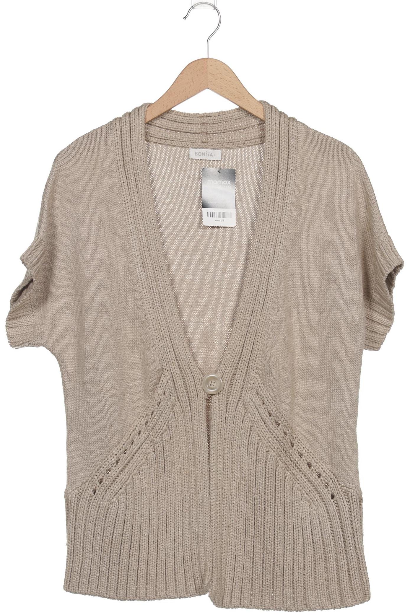 

Bonita Damen Strickjacke, beige, Gr. 42