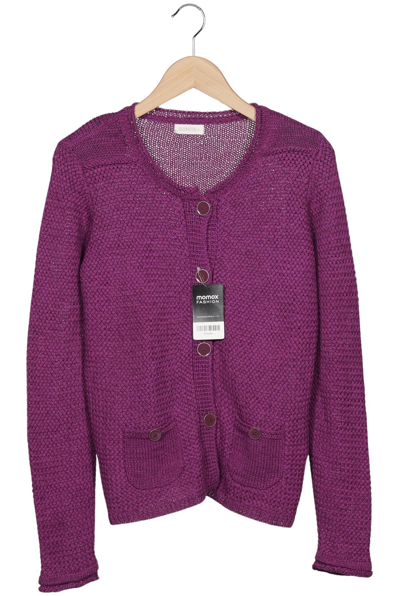 

Bonita Damen Strickjacke, flieder, Gr. 38