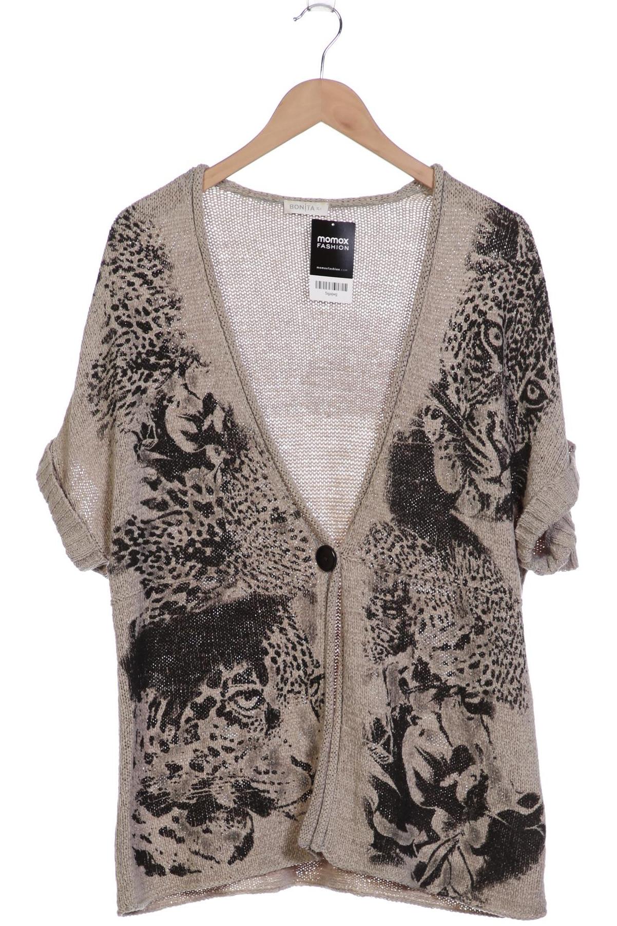 

Bonita Damen Strickjacke, beige, Gr. 44