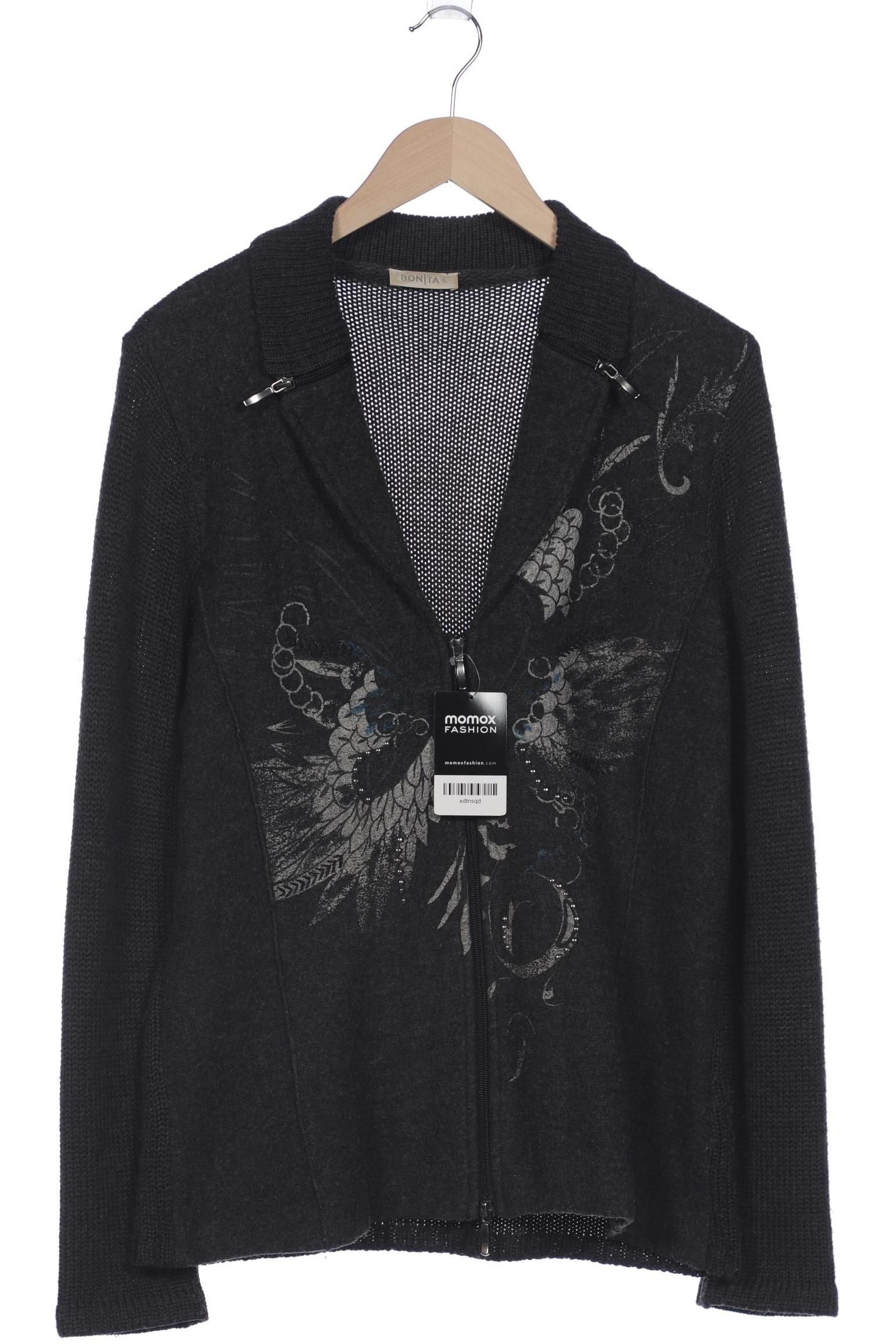 

Bonita Damen Strickjacke, grau, Gr. 44