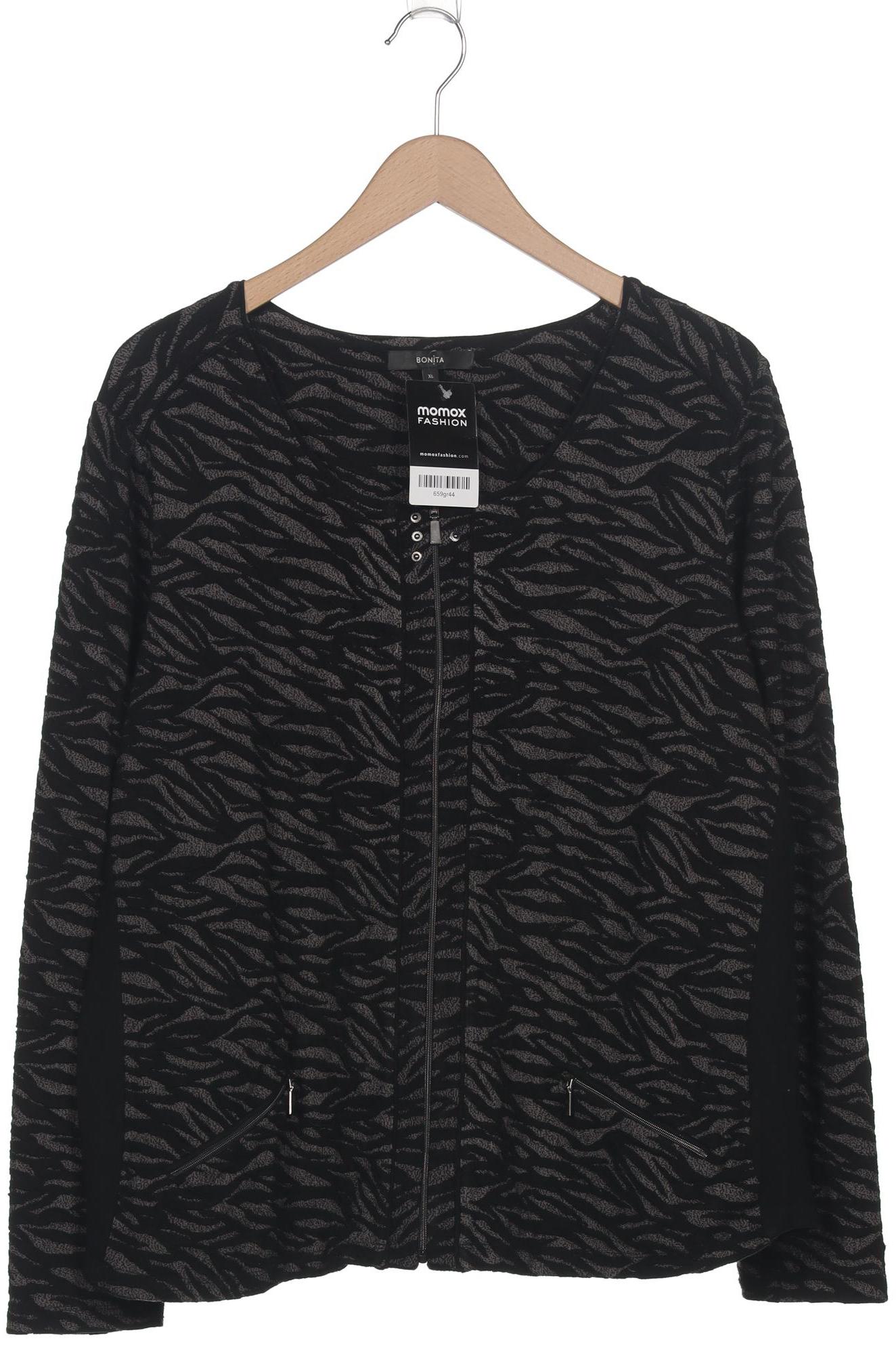 

Bonita Damen Strickjacke, schwarz, Gr. 44