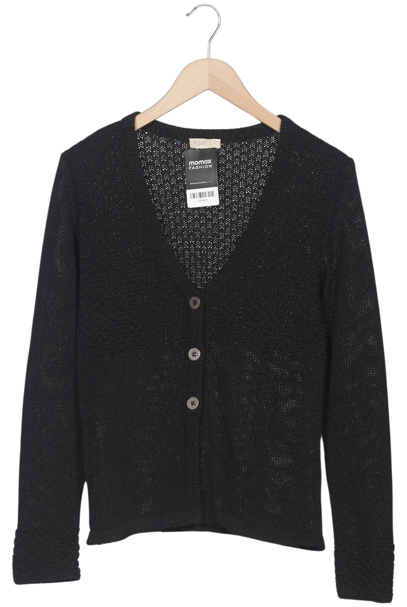 

Bonita Damen Strickjacke, schwarz, Gr. 38
