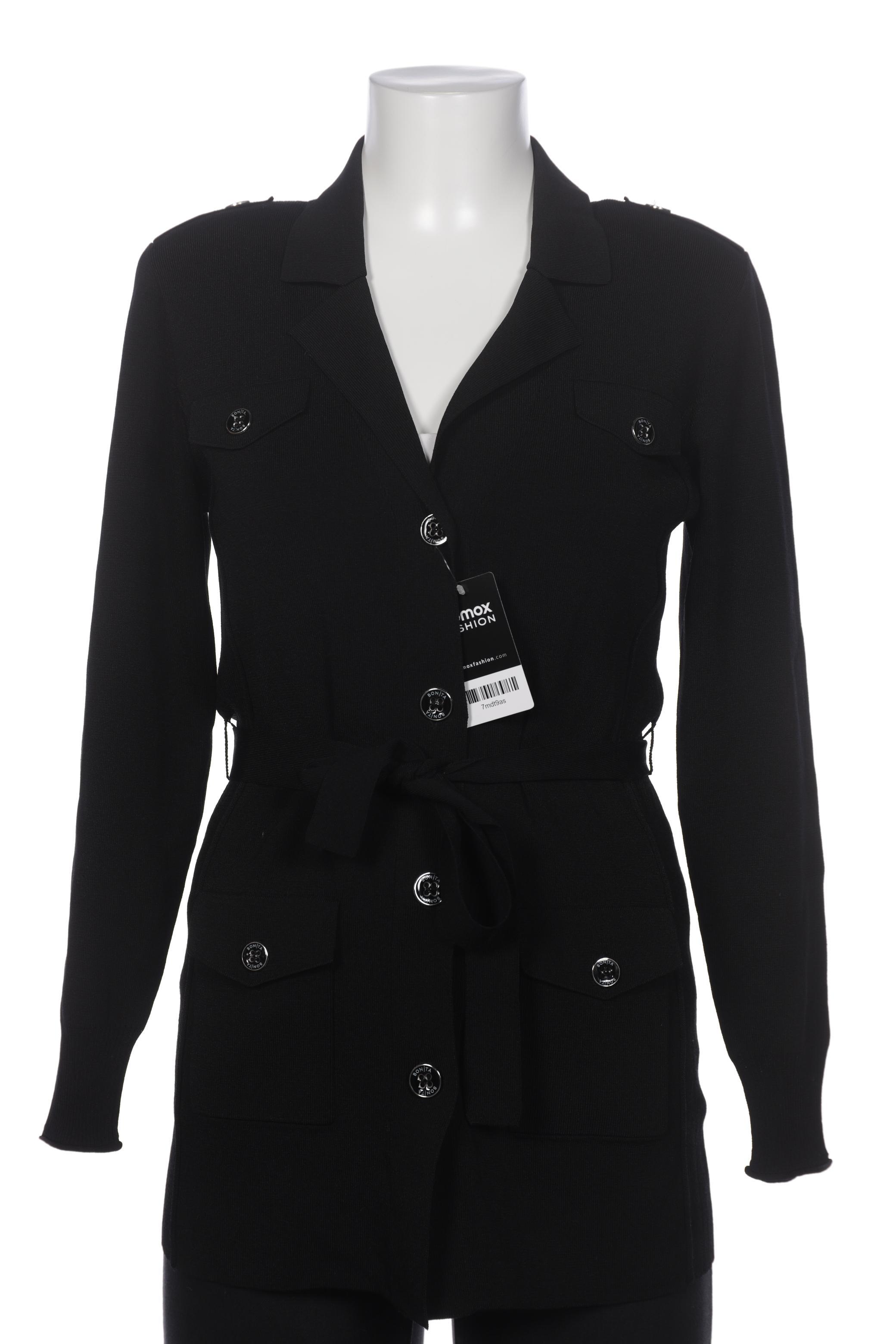 

Bonita Damen Strickjacke, schwarz, Gr. 38