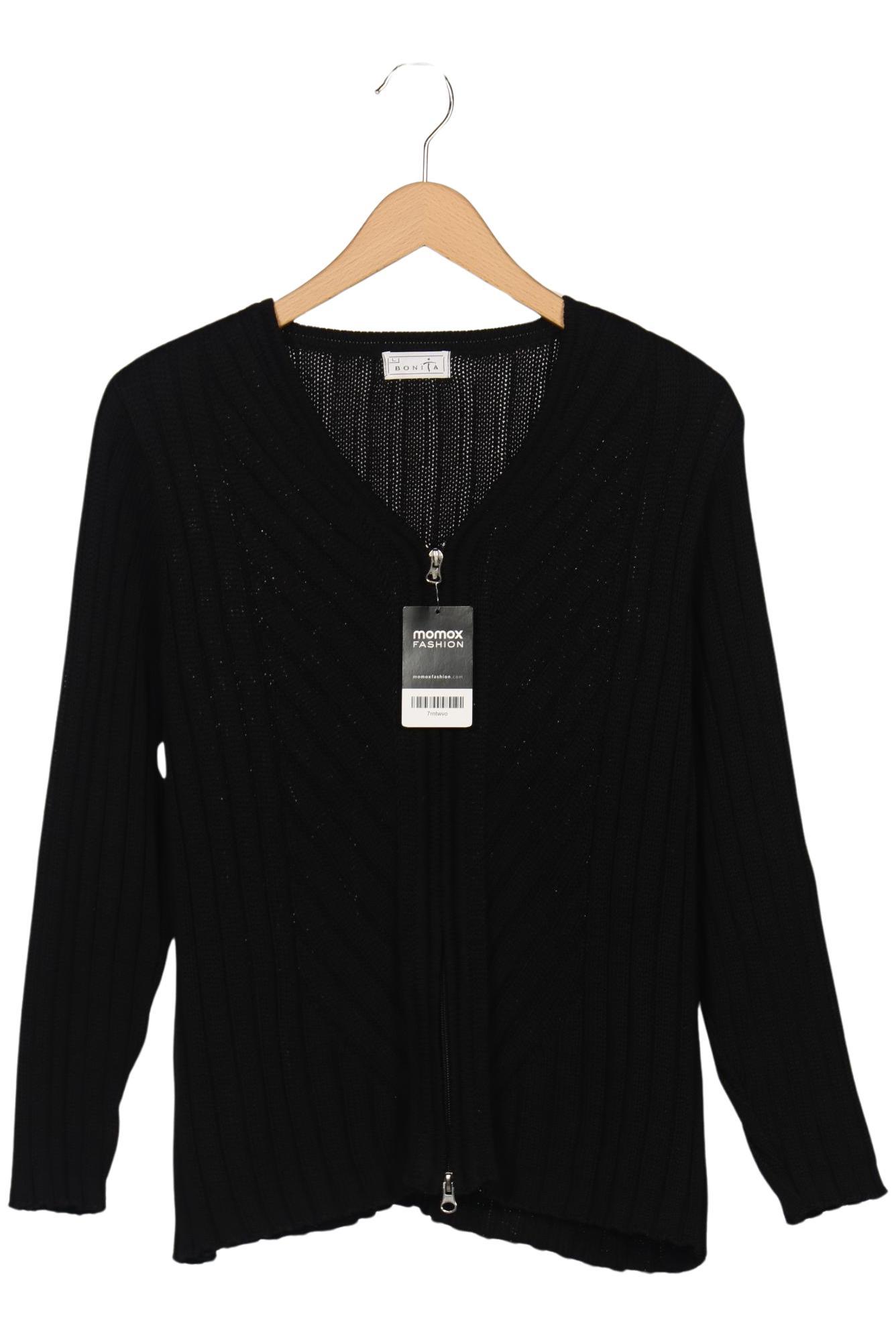 

Bonita Damen Strickjacke, schwarz, Gr. 42