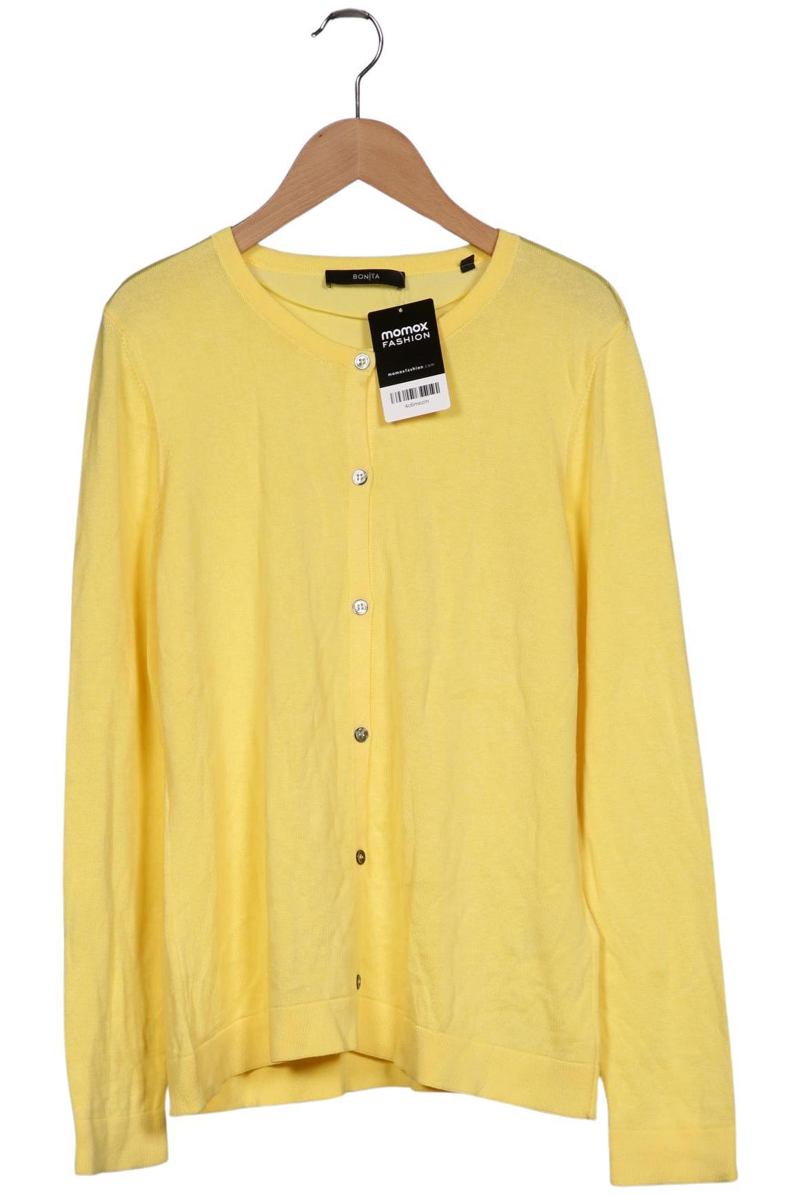

Bonita Damen Strickjacke, gelb, Gr. 38