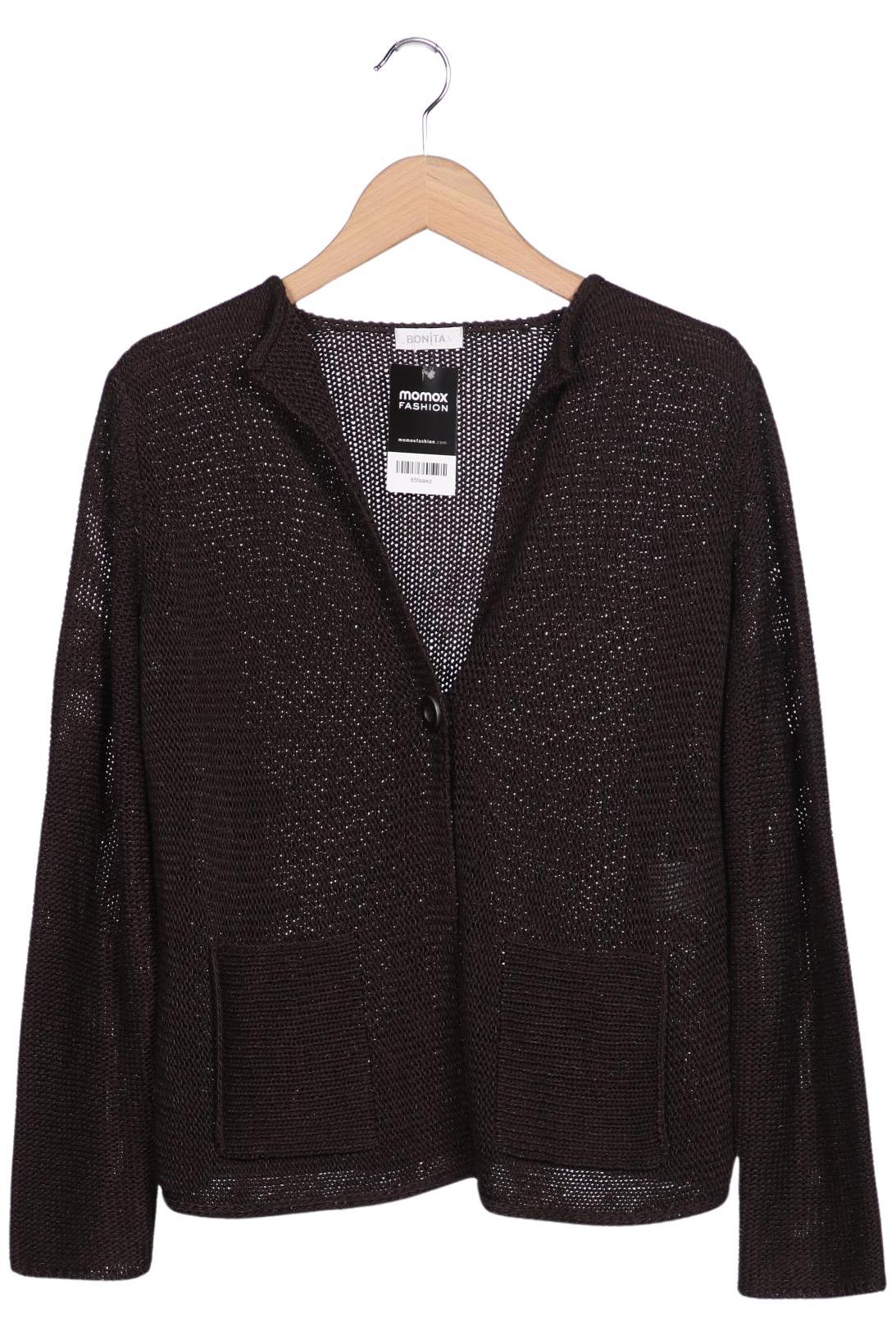 

Bonita Damen Strickjacke, braun, Gr. 42