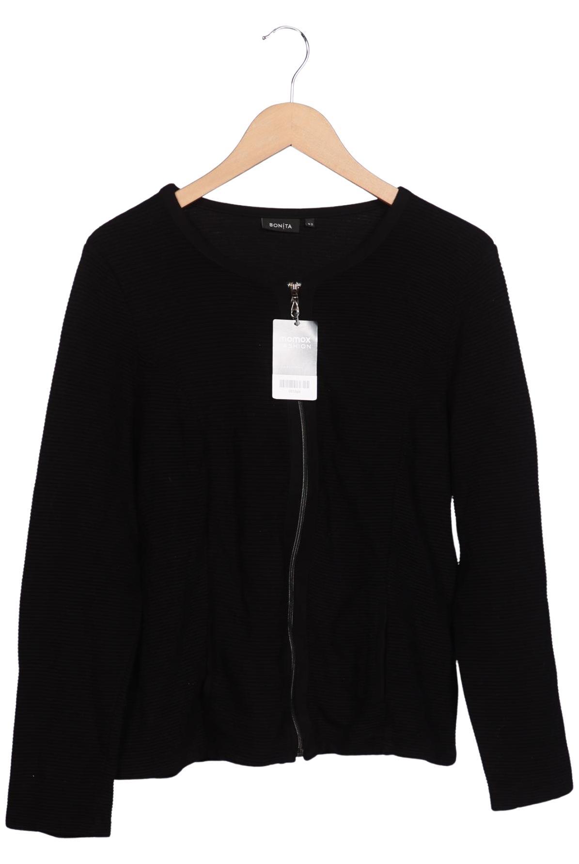 

Bonita Damen Strickjacke, schwarz, Gr. 42