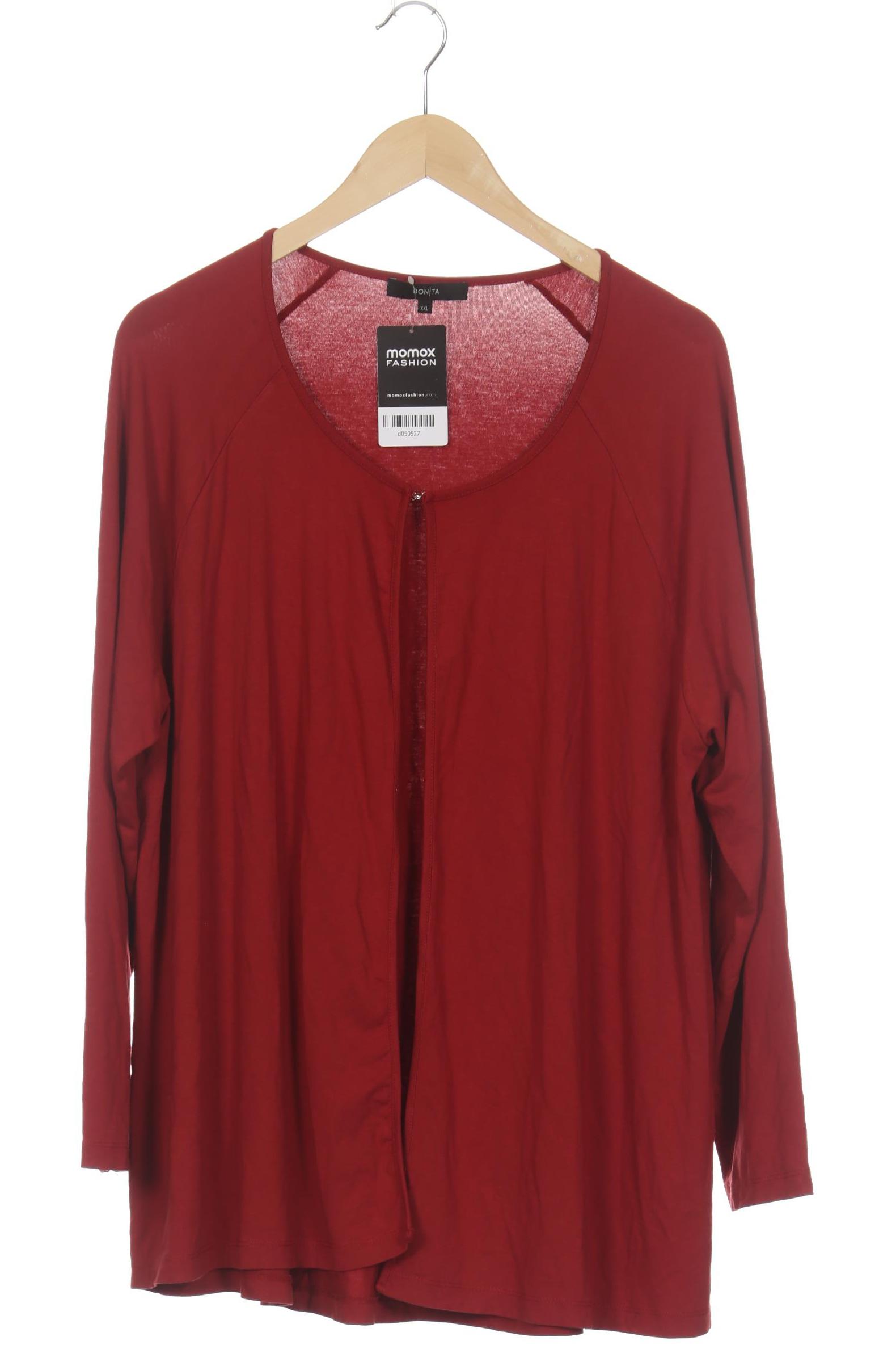 

Bonita Damen Strickjacke, rot, Gr. 46