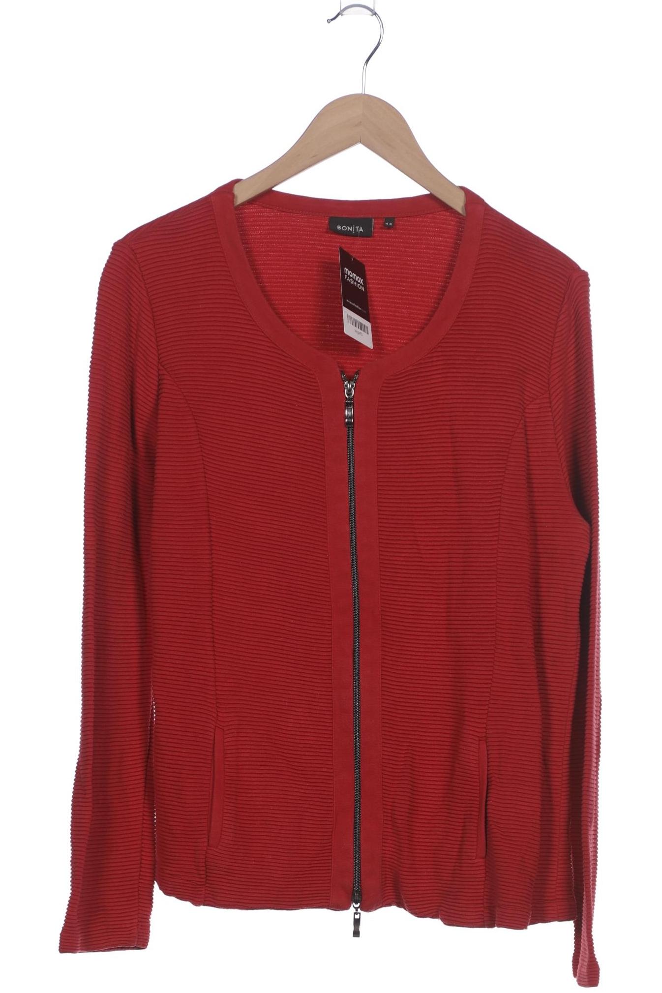 

Bonita Damen Strickjacke, rot, Gr. 44