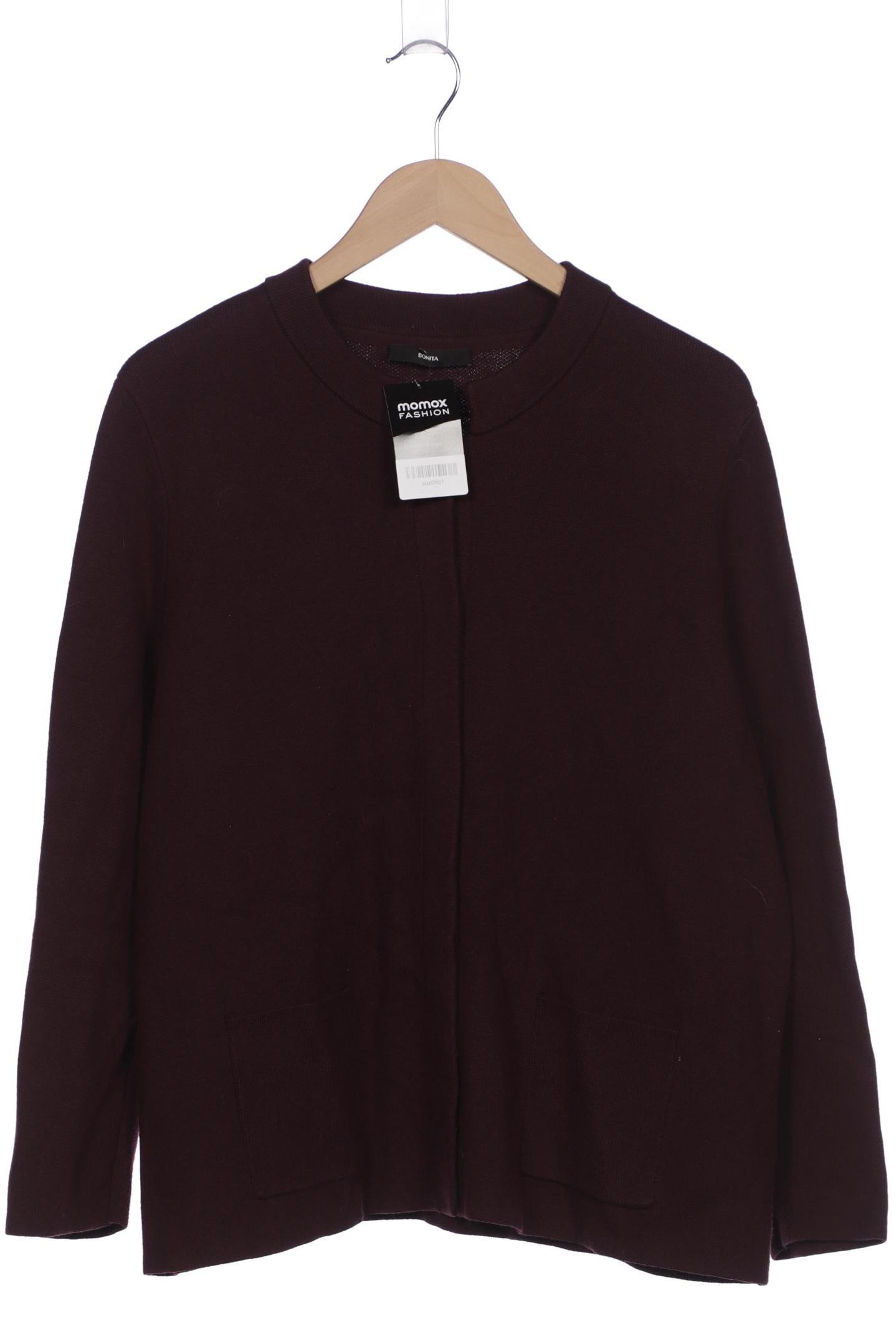 

Bonita Damen Strickjacke, bordeaux, Gr. 46